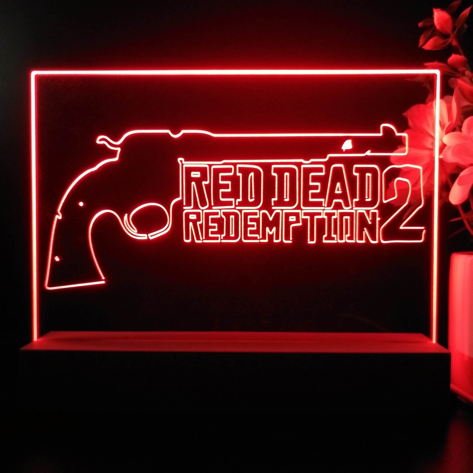 Red Dead Redemption Neon Sign Game Room Lamp