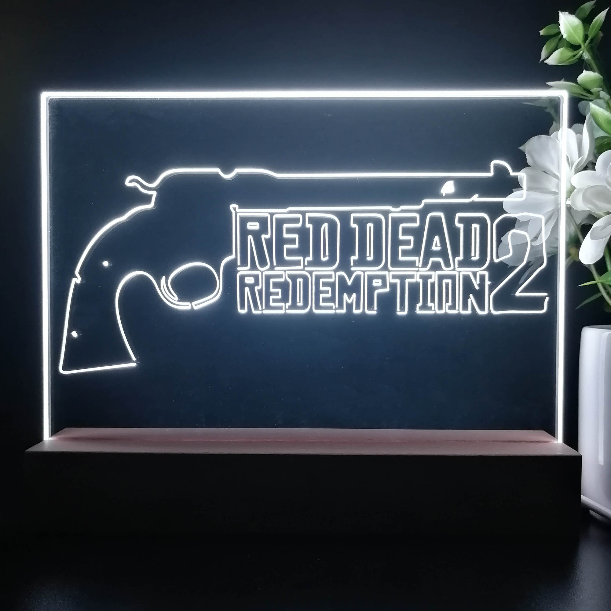Red Dead Redemption Neon Sign Game Room Lamp
