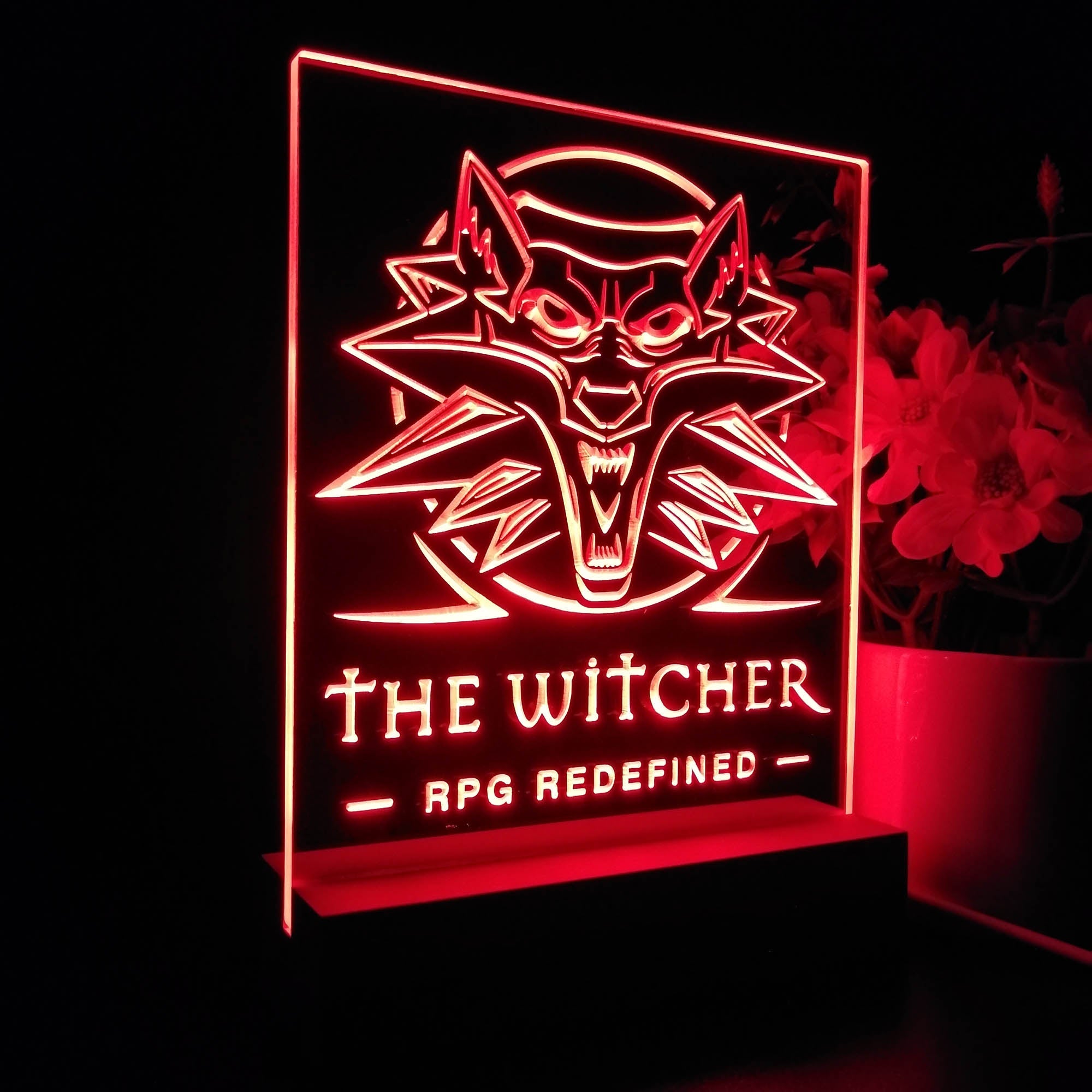 The Witcher Game Room LED Sign Lamp Display