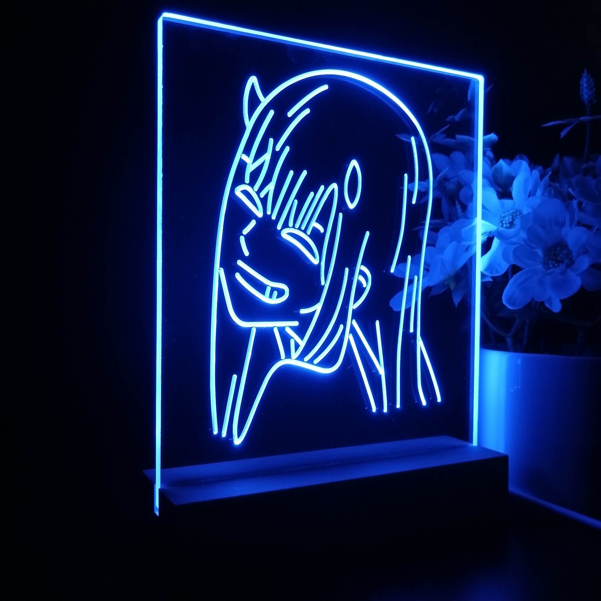 Zero Two Game Room LED Sign Lamp Display