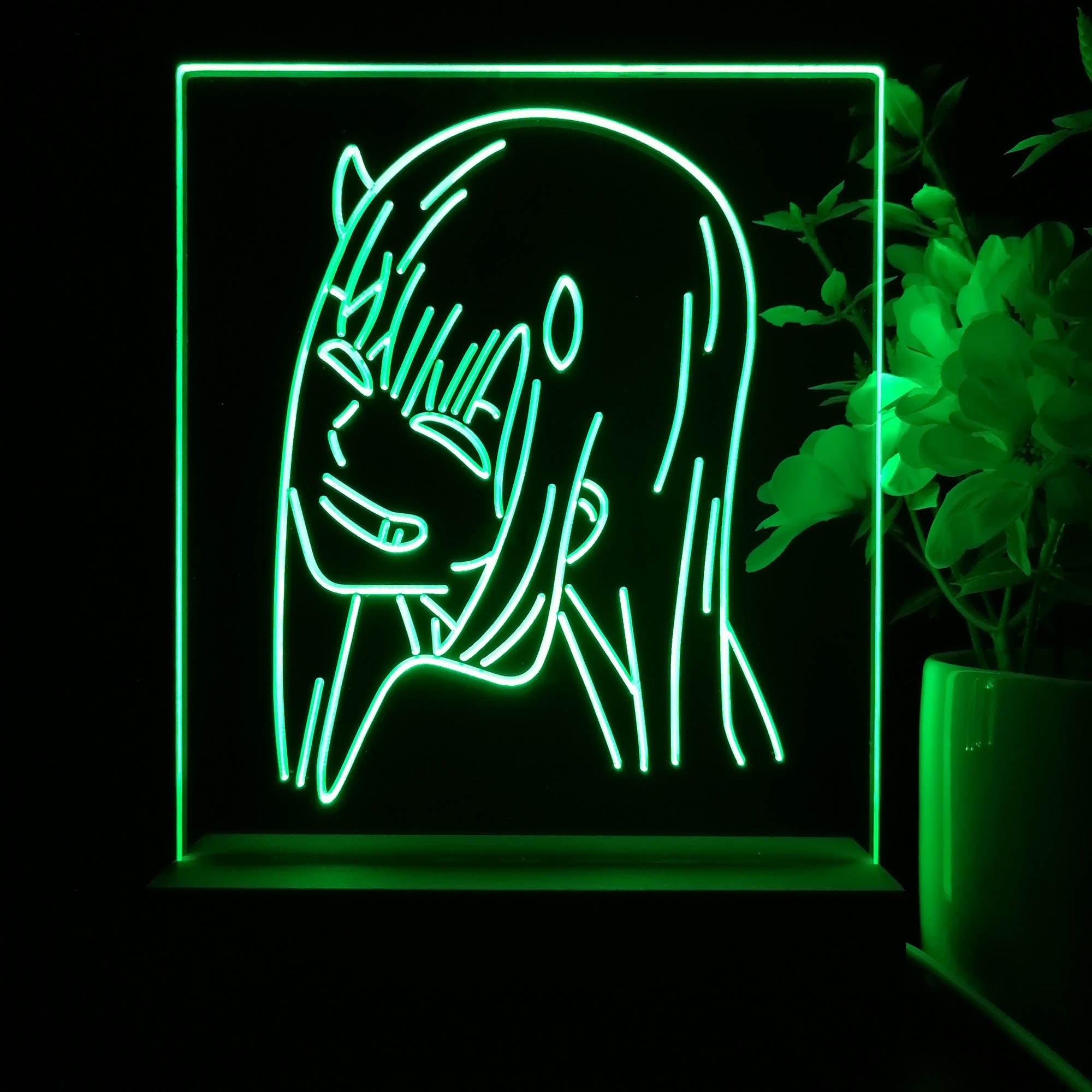 Zero Two Game Room LED Sign Lamp Display