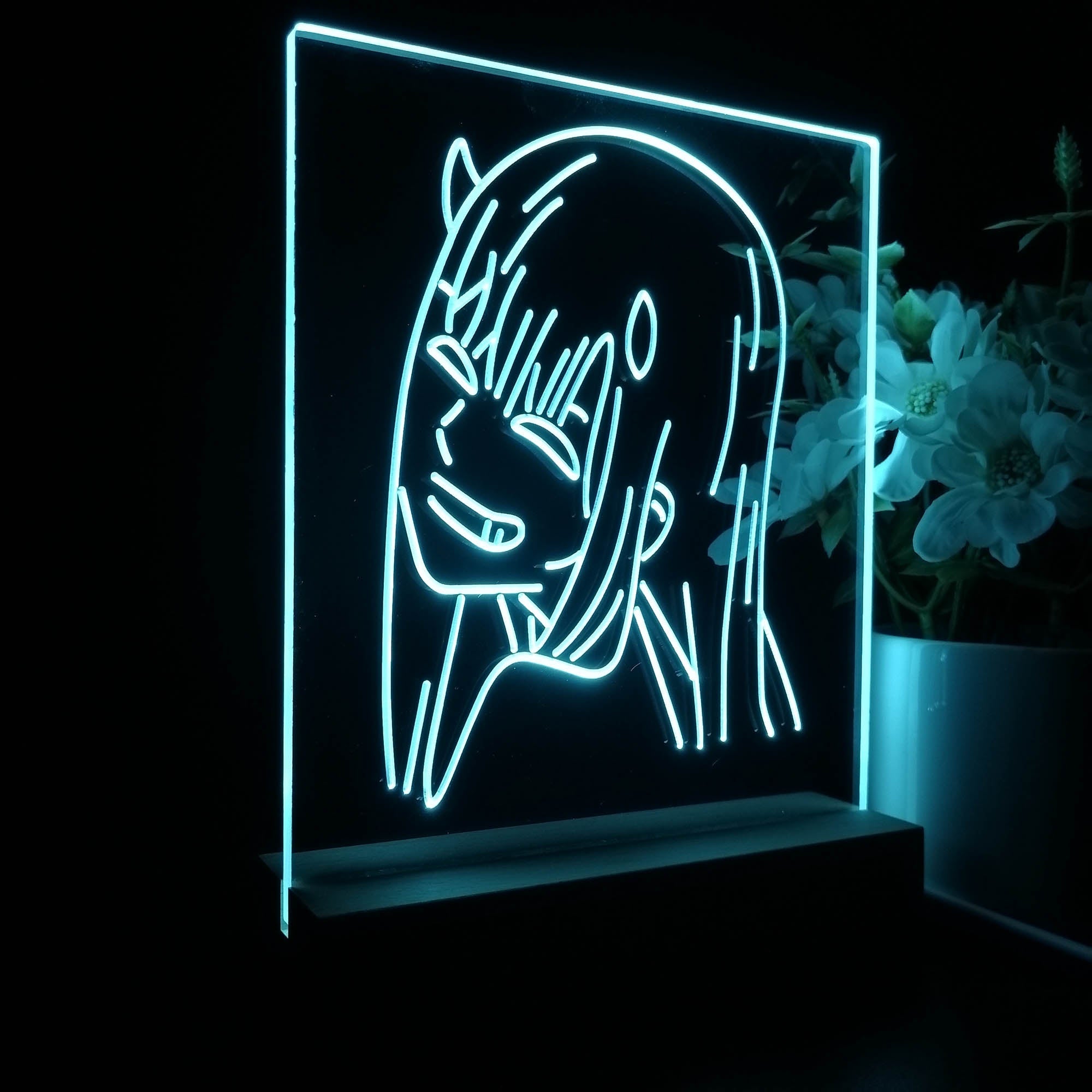 Zero Two Game Room LED Sign Lamp Display