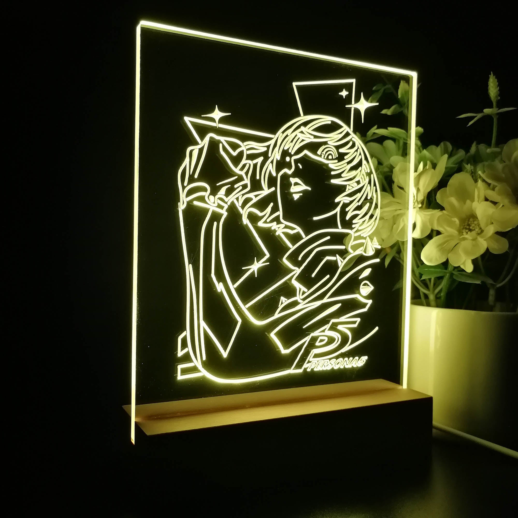 Persona 5 Game Room LED Sign Lamp Display