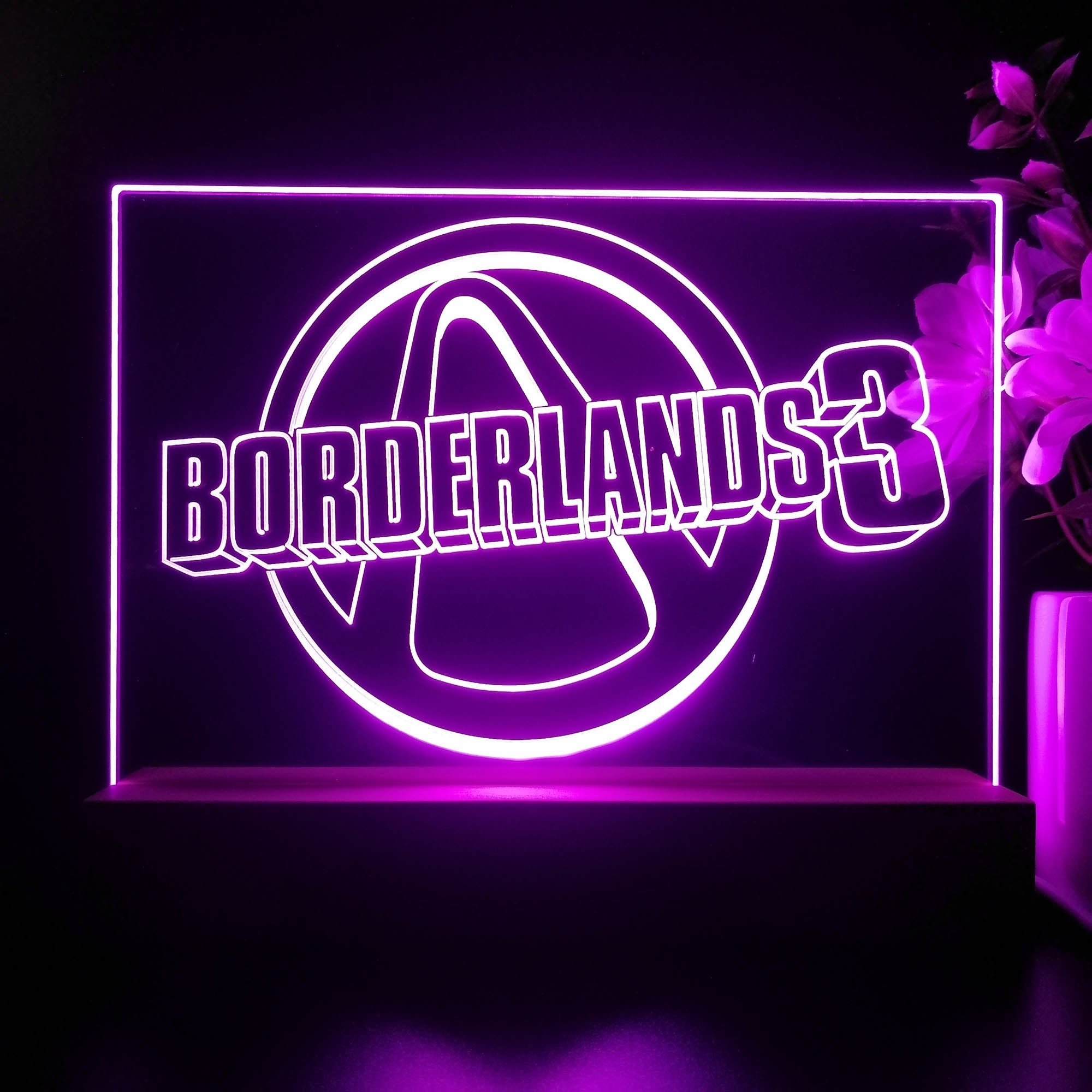 Borderlands 3 Neon Sign Game Room Lamp