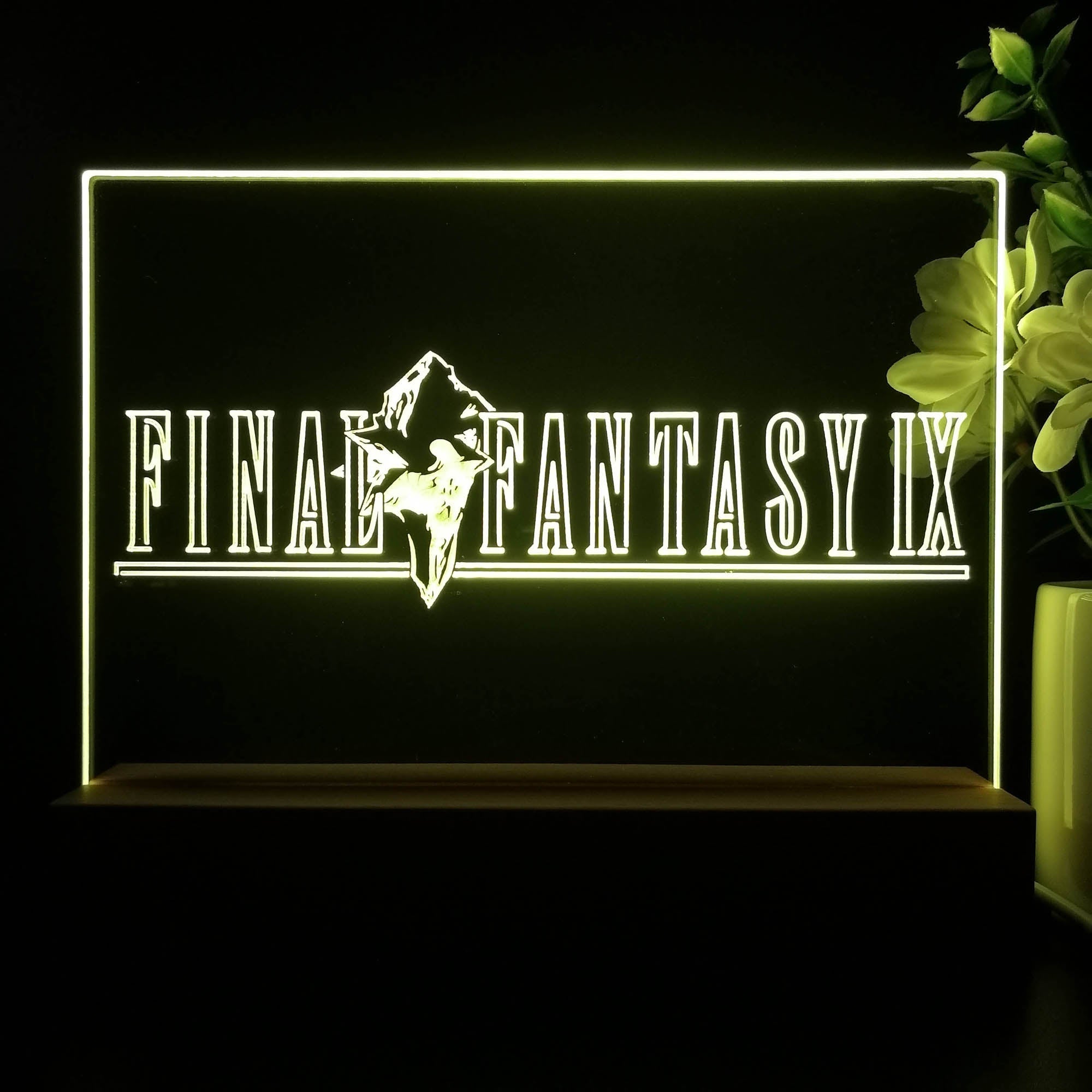 Final Fantasy IX Neon Sign Game Room Lamp