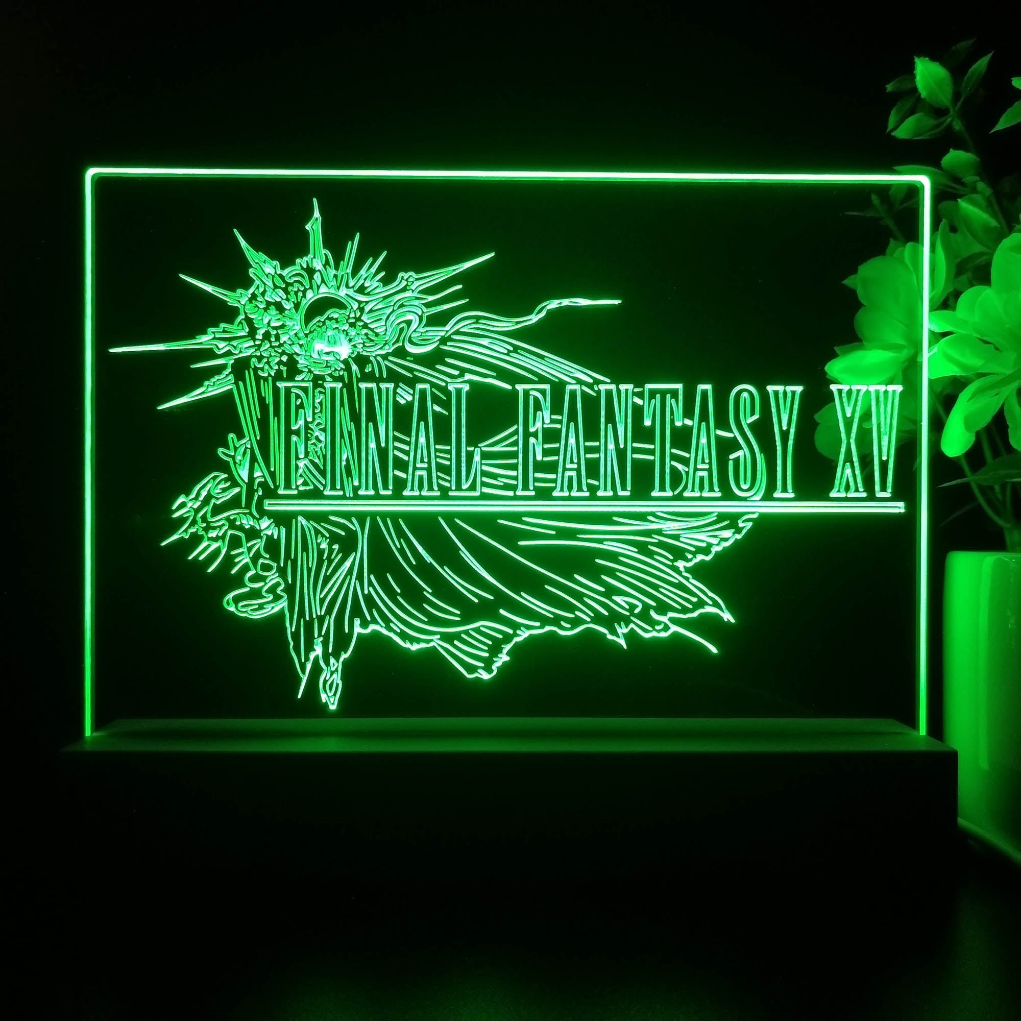 Final Fantasy XV Neon Sign Game Room Lamp