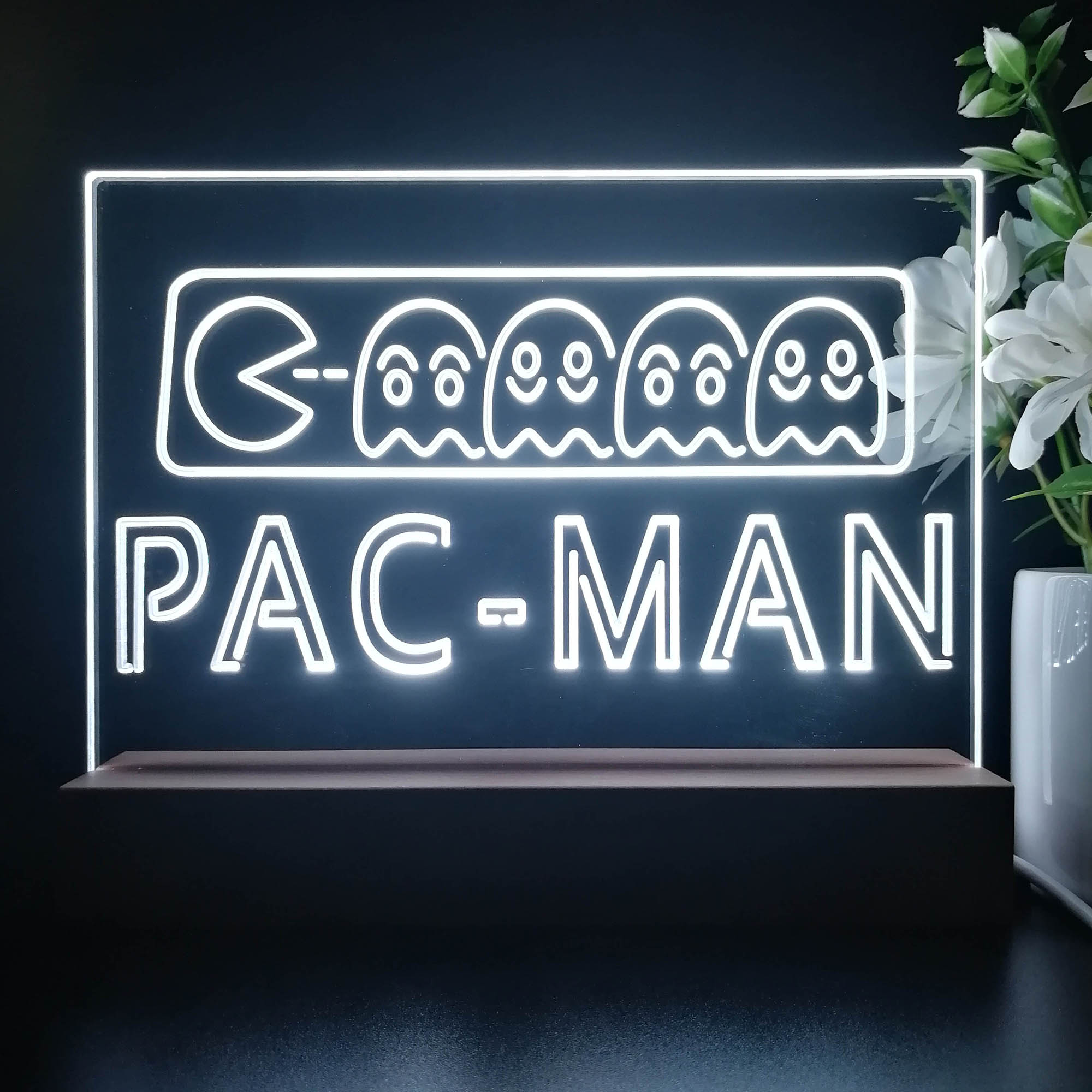 Pac-Man Neon Sign Game Room Lamp