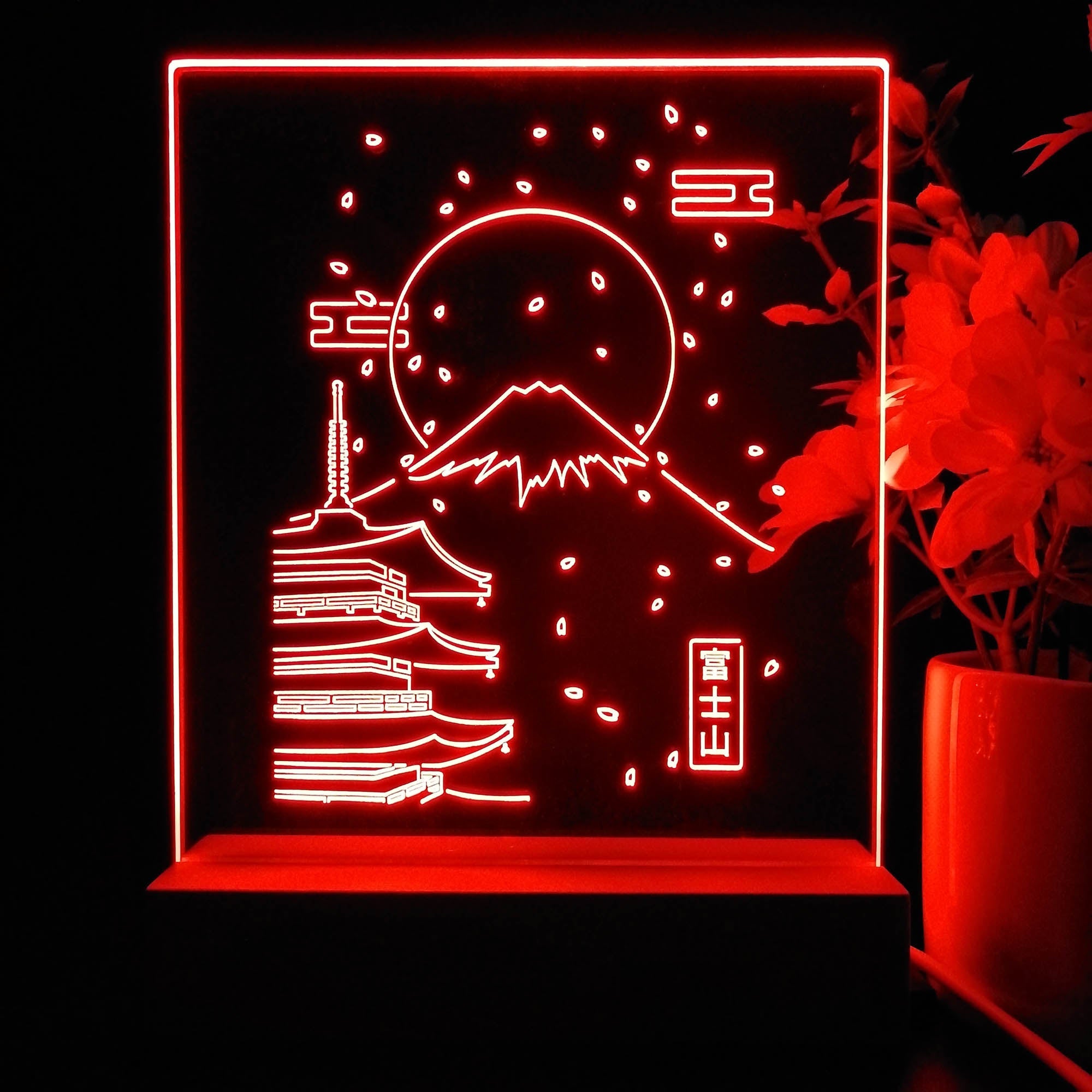 Japan Fuji Game Room LED Sign Lamp Display