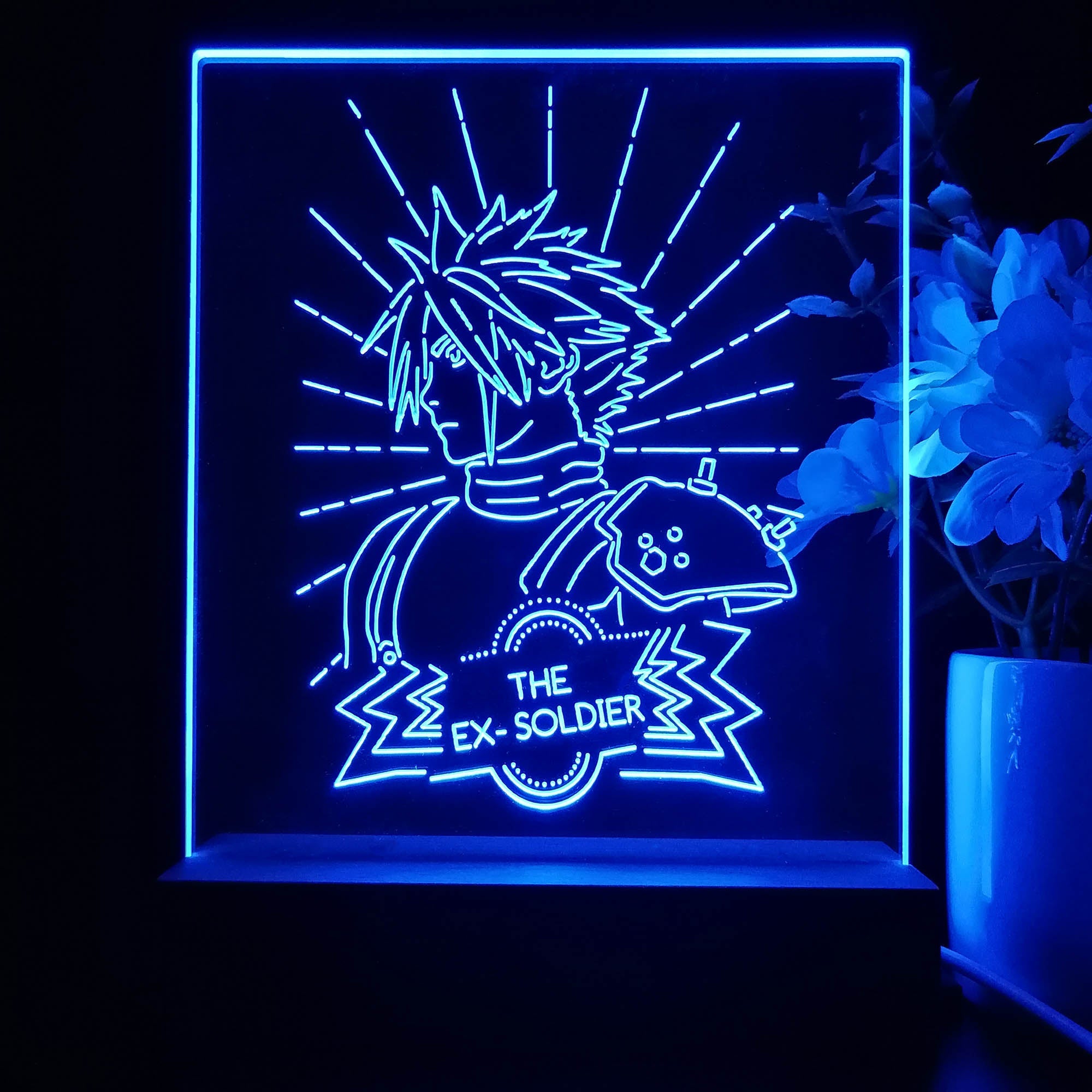 Final Fantasy Cloud Game Room LED Sign Lamp Display
