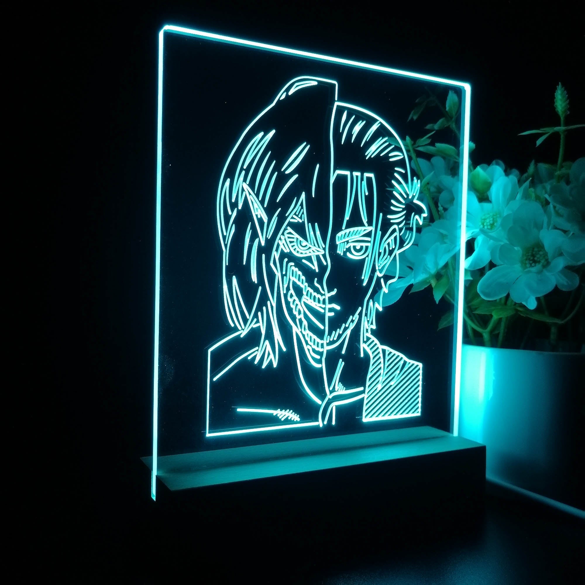 Attack on Titan AOT Game Room LED Sign Lamp Display
