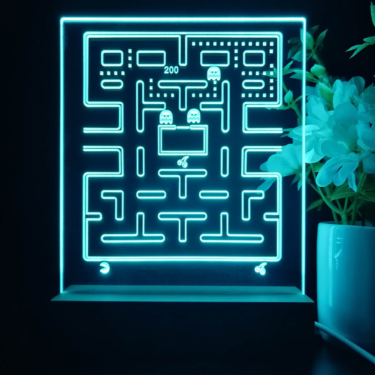 PAC-MAN Gamer Tag LED Sign Lamp Display | PRO LED SIGN