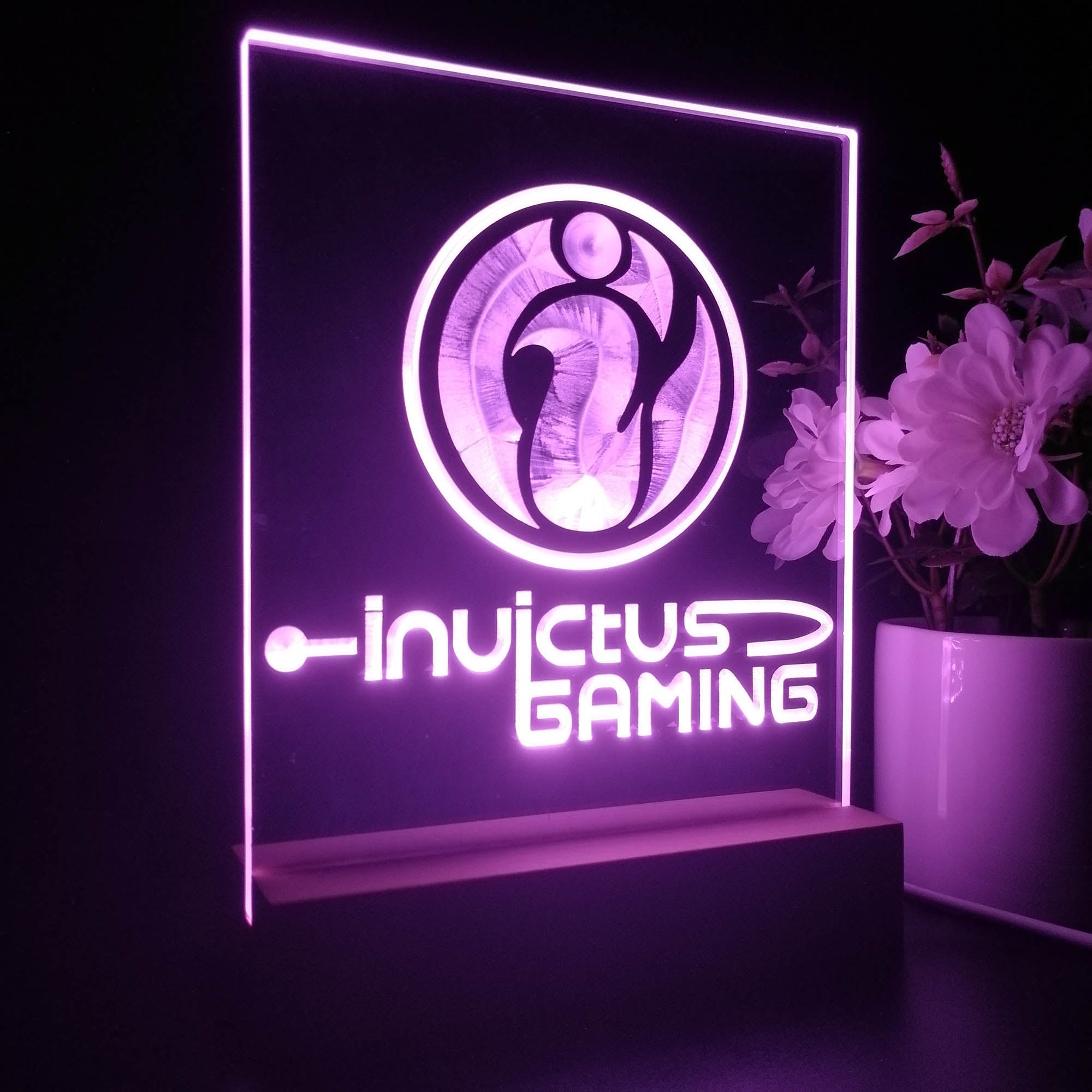 Invictus Gaming 3D Illusion Night Light Desk Lamp