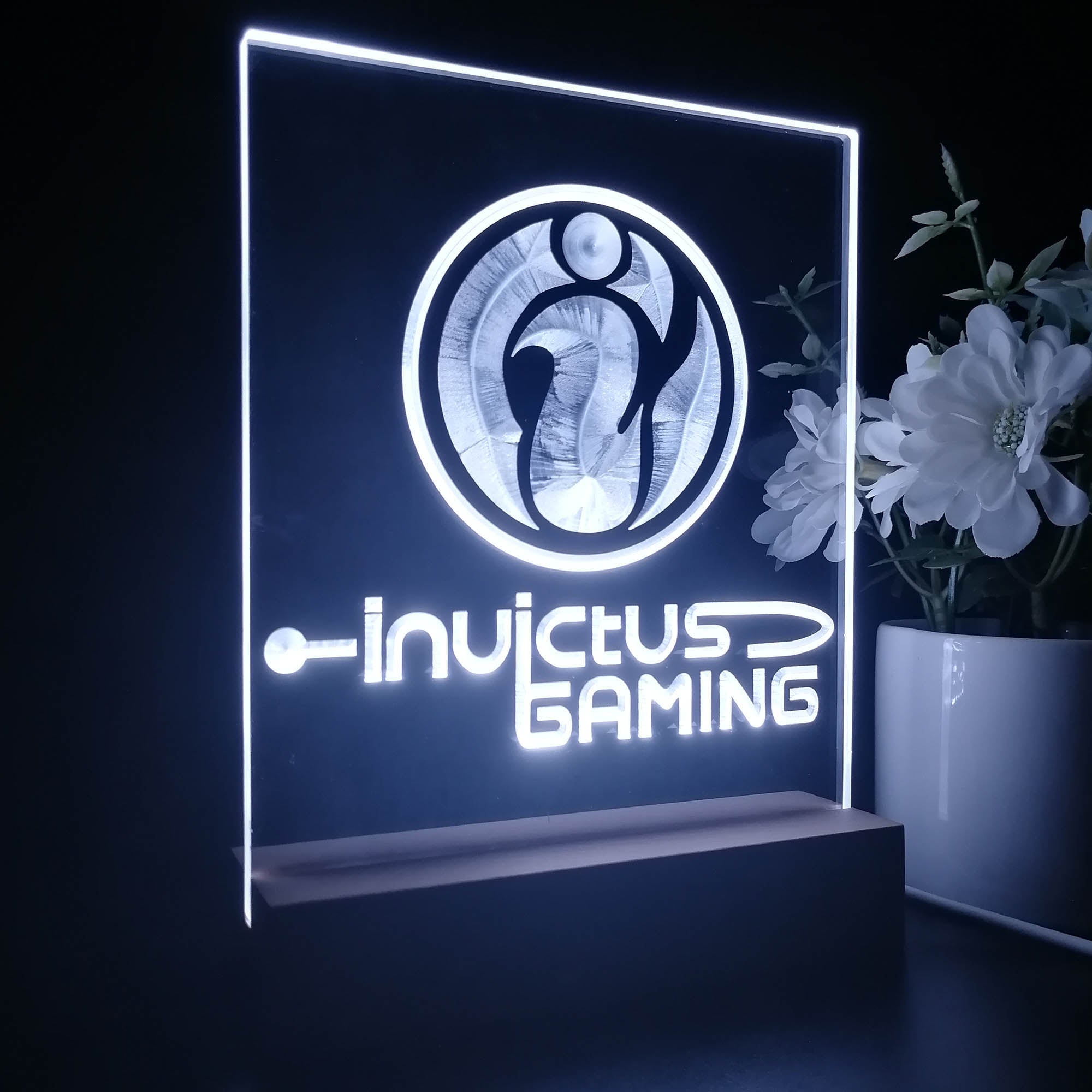 Invictus Gaming 3D Illusion Night Light Desk Lamp