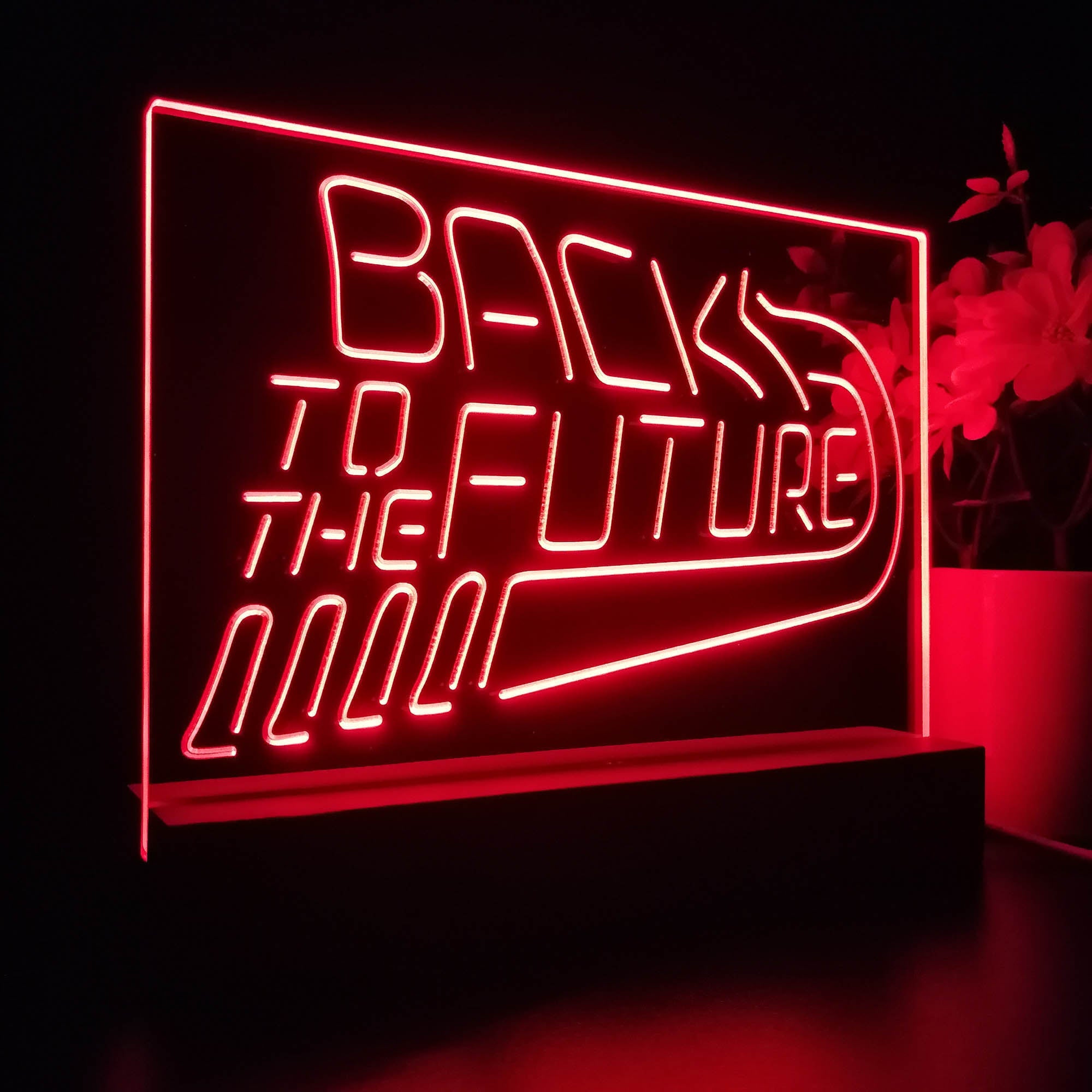 Back to the Future Movie Home Theater 3D Illusion Night Light Desk Lamp