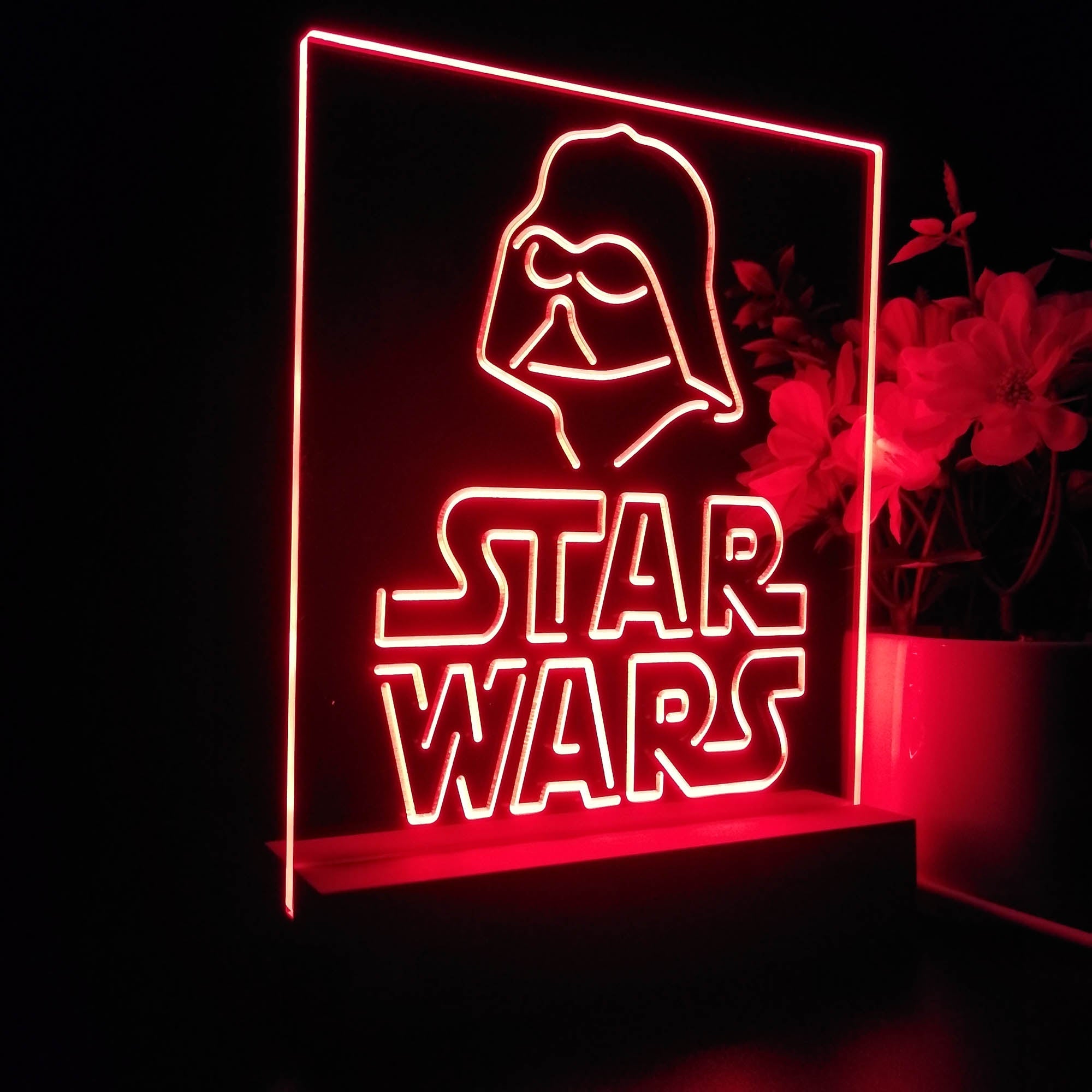 Stars Wars Darth Vader Game Room 3D Illusion Night Light Desk Lamp
