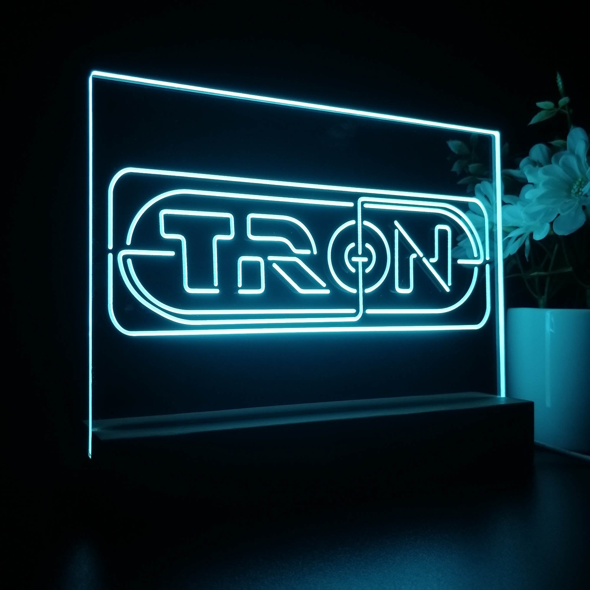 Tron Movie Fiction 3D Illusion Night Light Desk Lamp