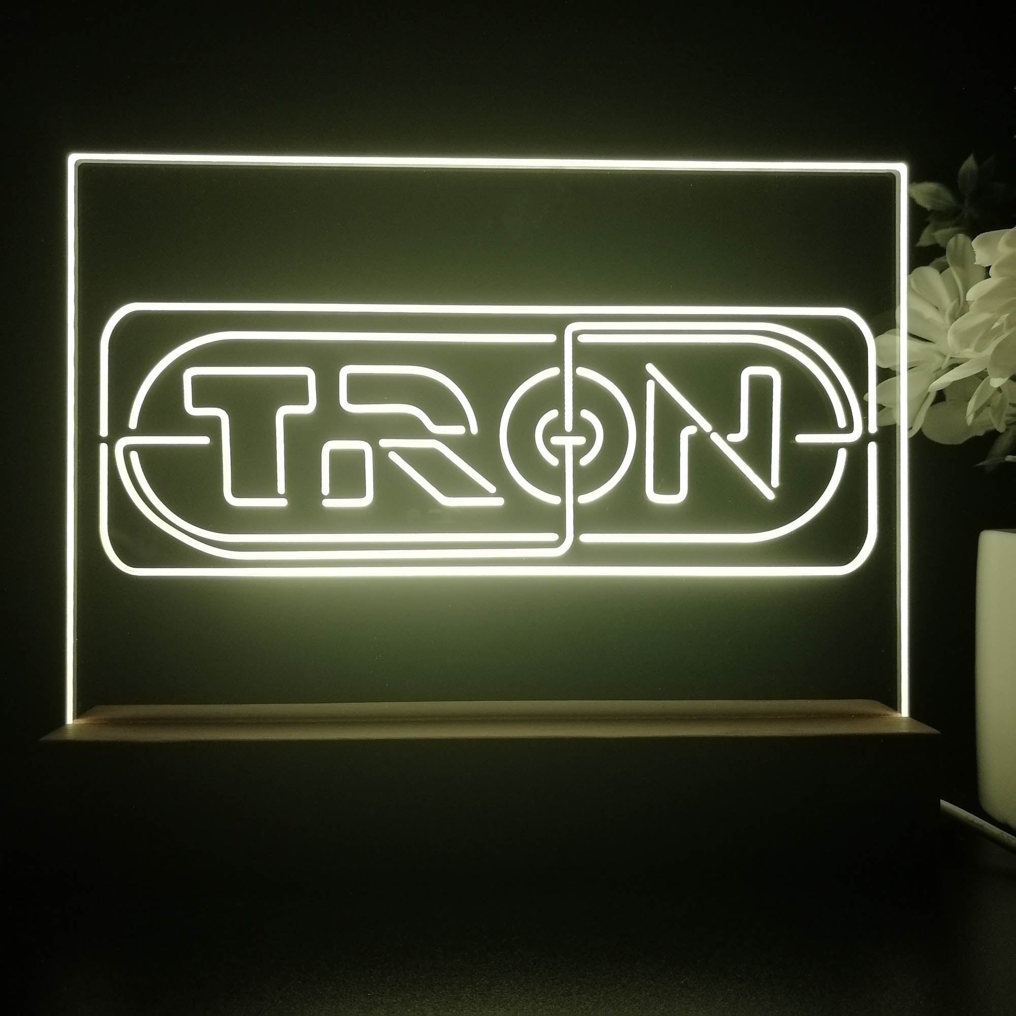 Tron Movie Fiction 3D Illusion Night Light Desk Lamp