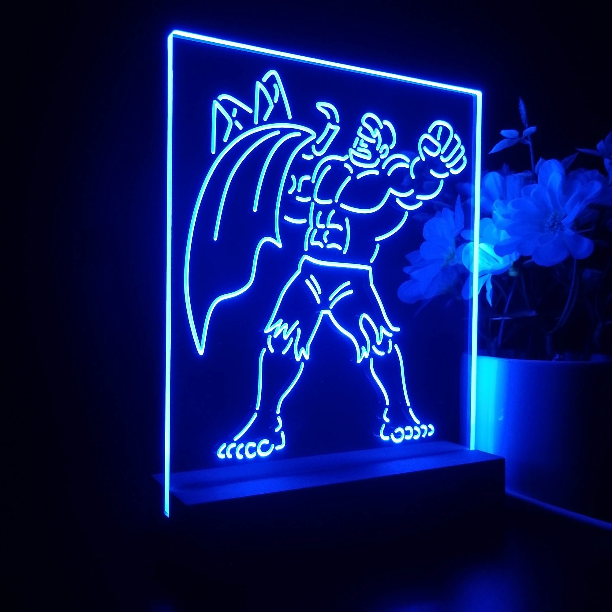 The Incredible Hulk 3D Illusion Night Light Desk Lamp