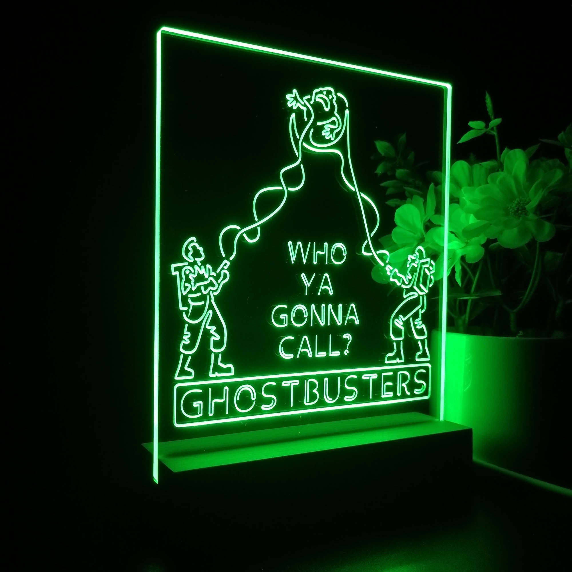 GhostBusters 3D Illusion Night Light Desk Lamp