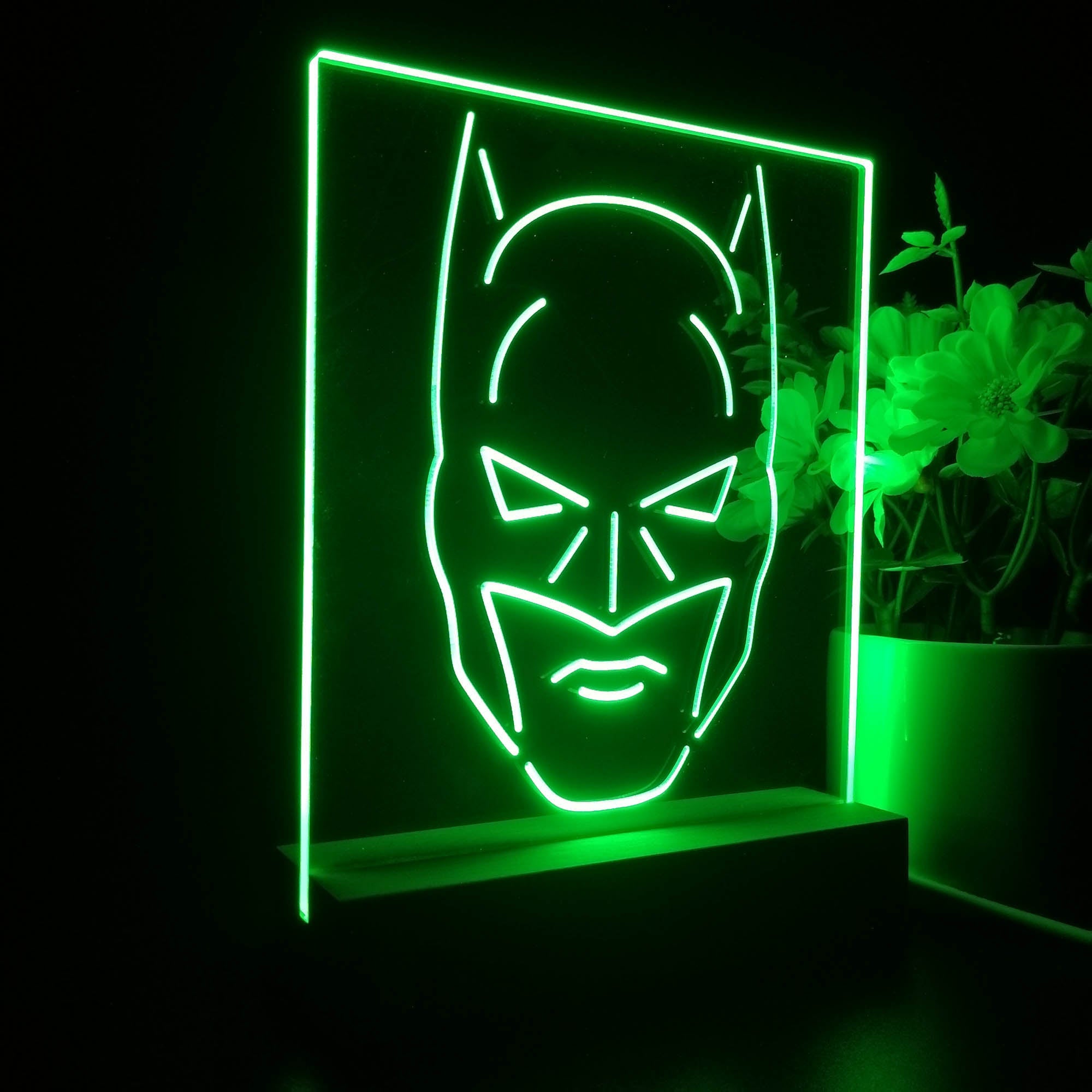 Dark Knight Batman 3D Illusion Night Light Desk Lamp