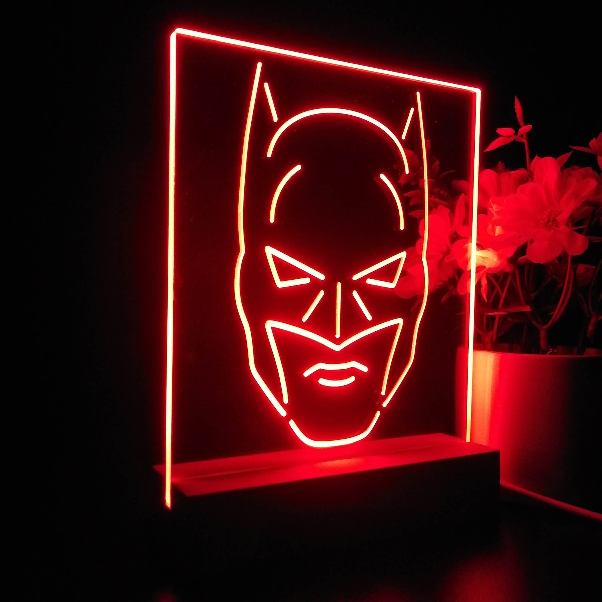 Dark Knight Batman 3D Illusion Night Light Desk Lamp