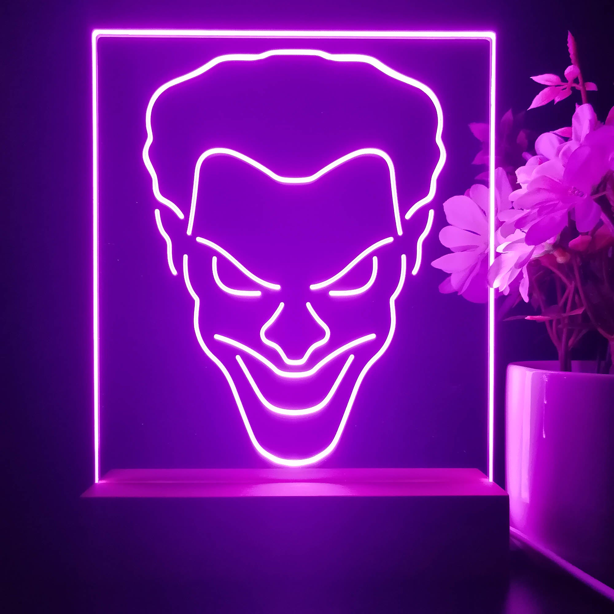 Joker DC Comics Hero 3D Illusion Night Light Desk Lamp