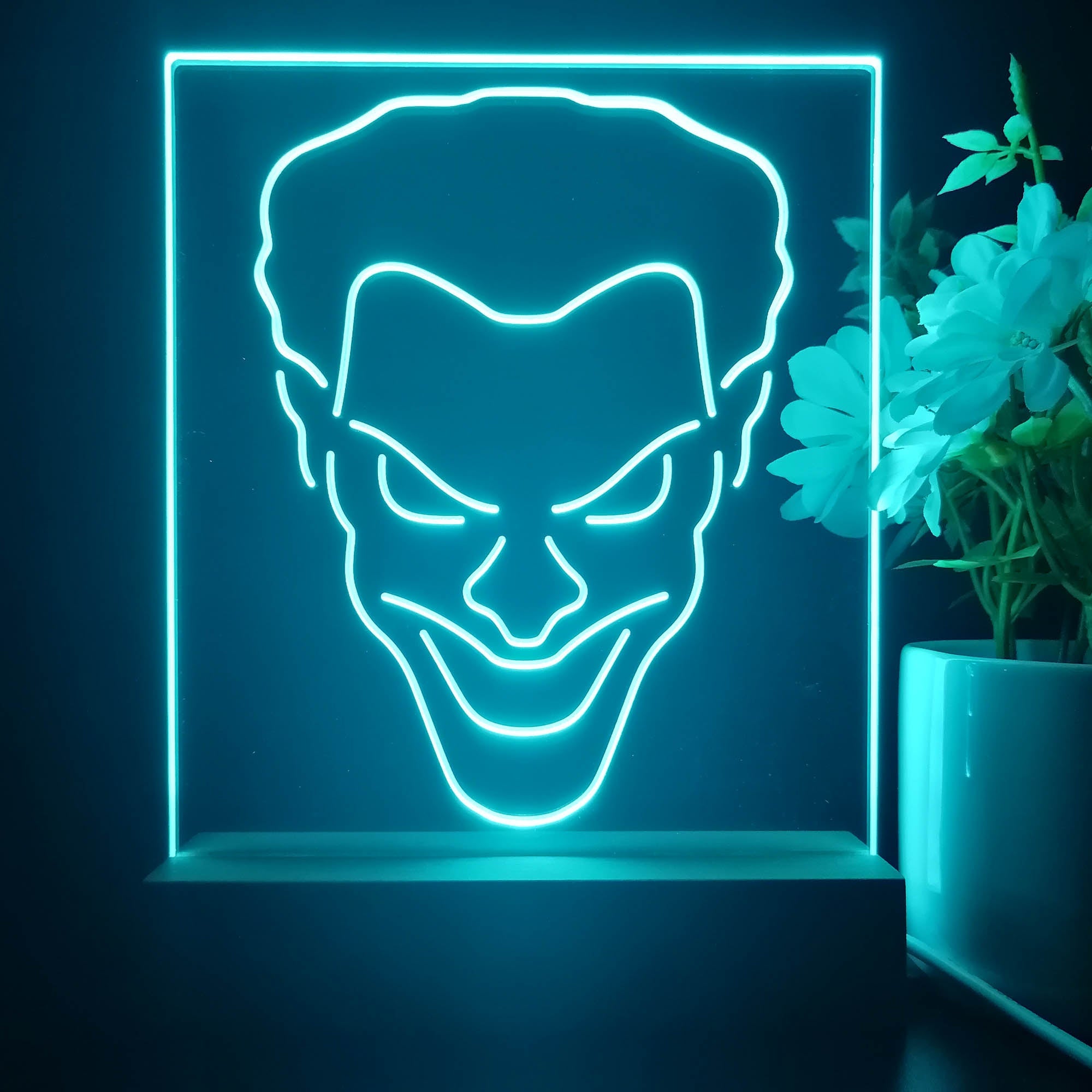 Joker DC Comics Hero 3D Illusion Night Light Desk Lamp
