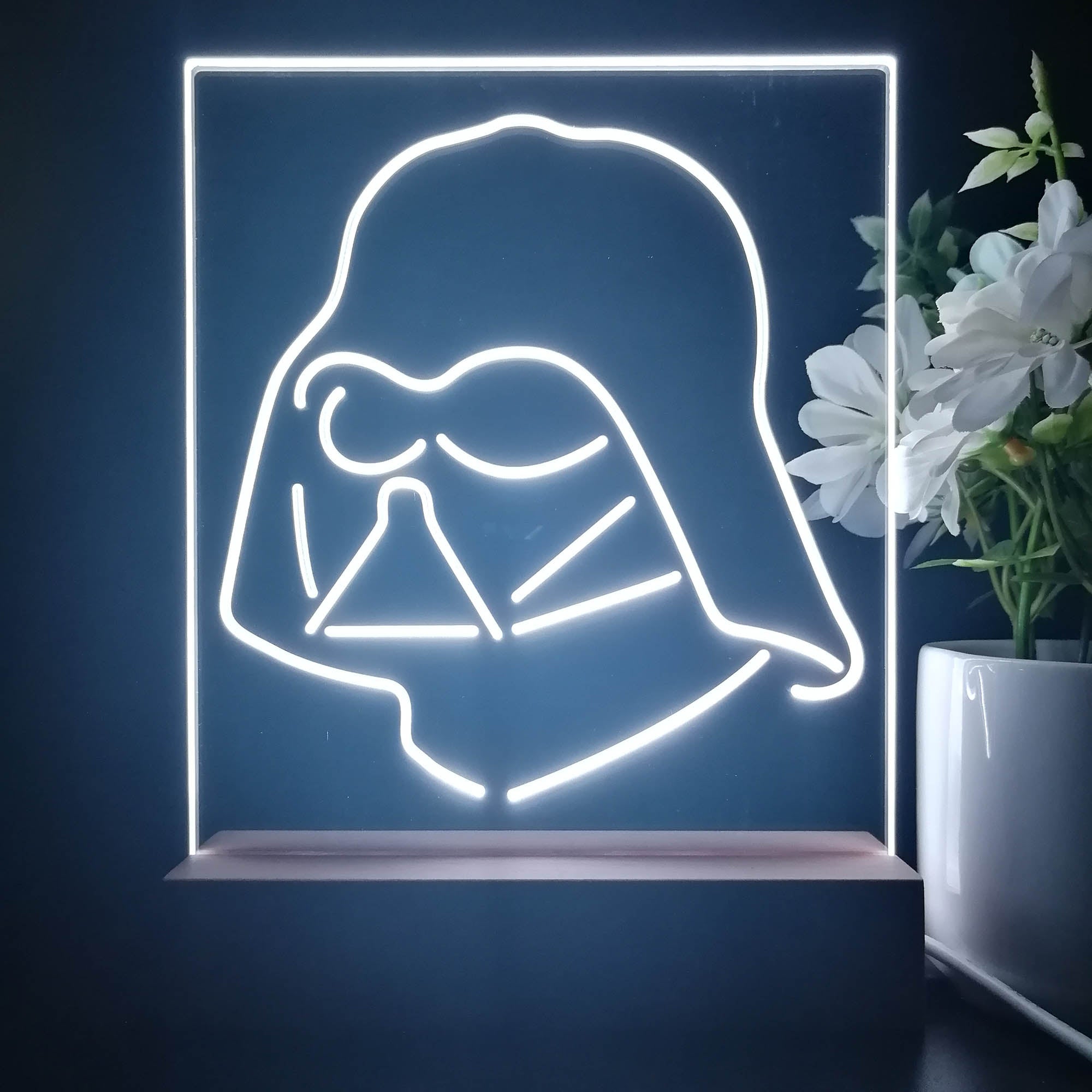 Stars Wars Darth Vader Sith Dark 3D Illusion Night Light Desk Lamp
