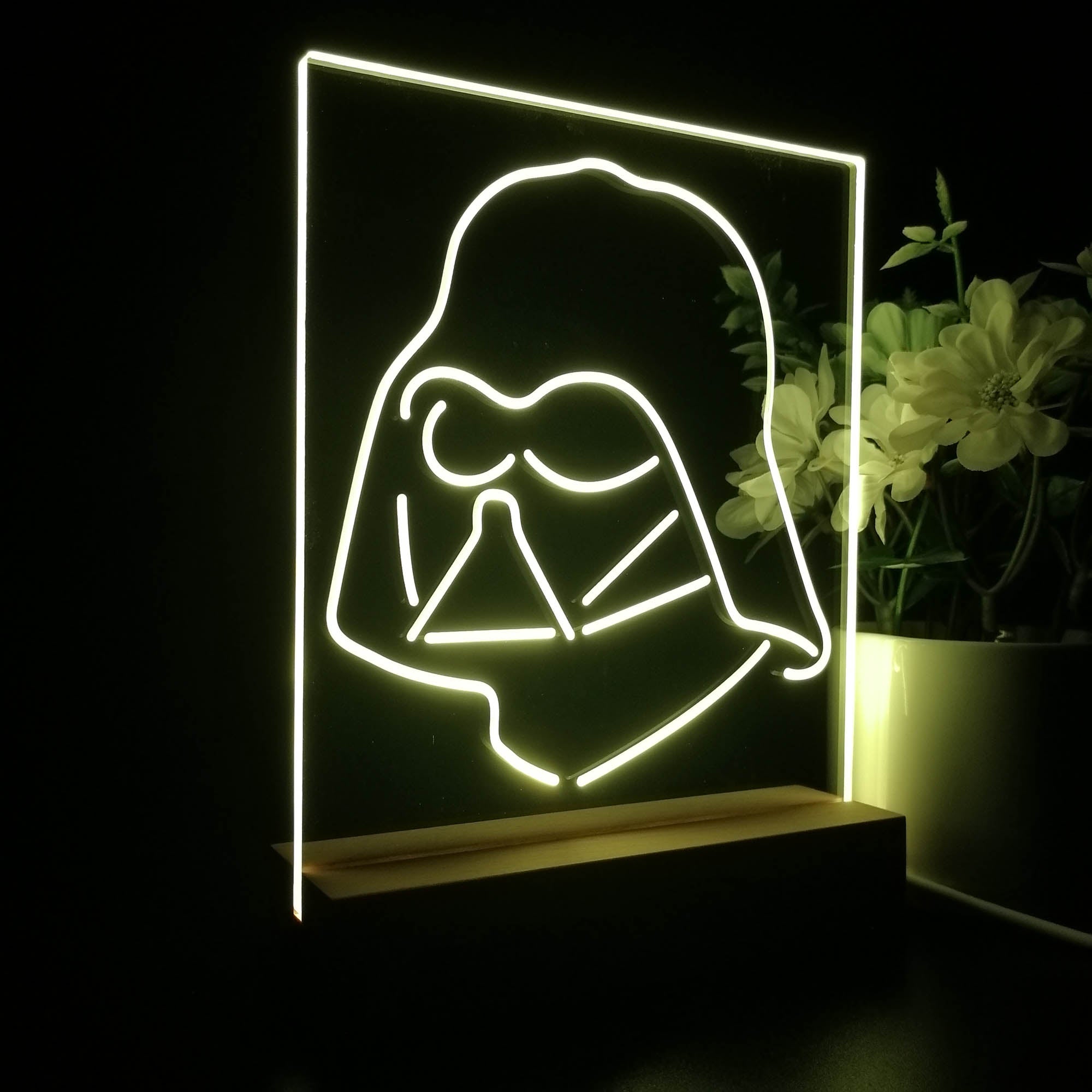 Stars Wars Darth Vader Sith Dark 3D Illusion Night Light Desk Lamp