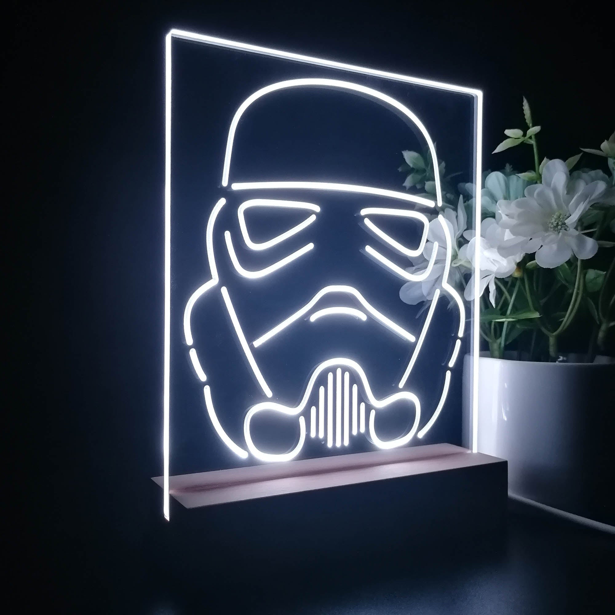 Star Wars Stormtrooper 3D Illusion Night Light Desk Lamp