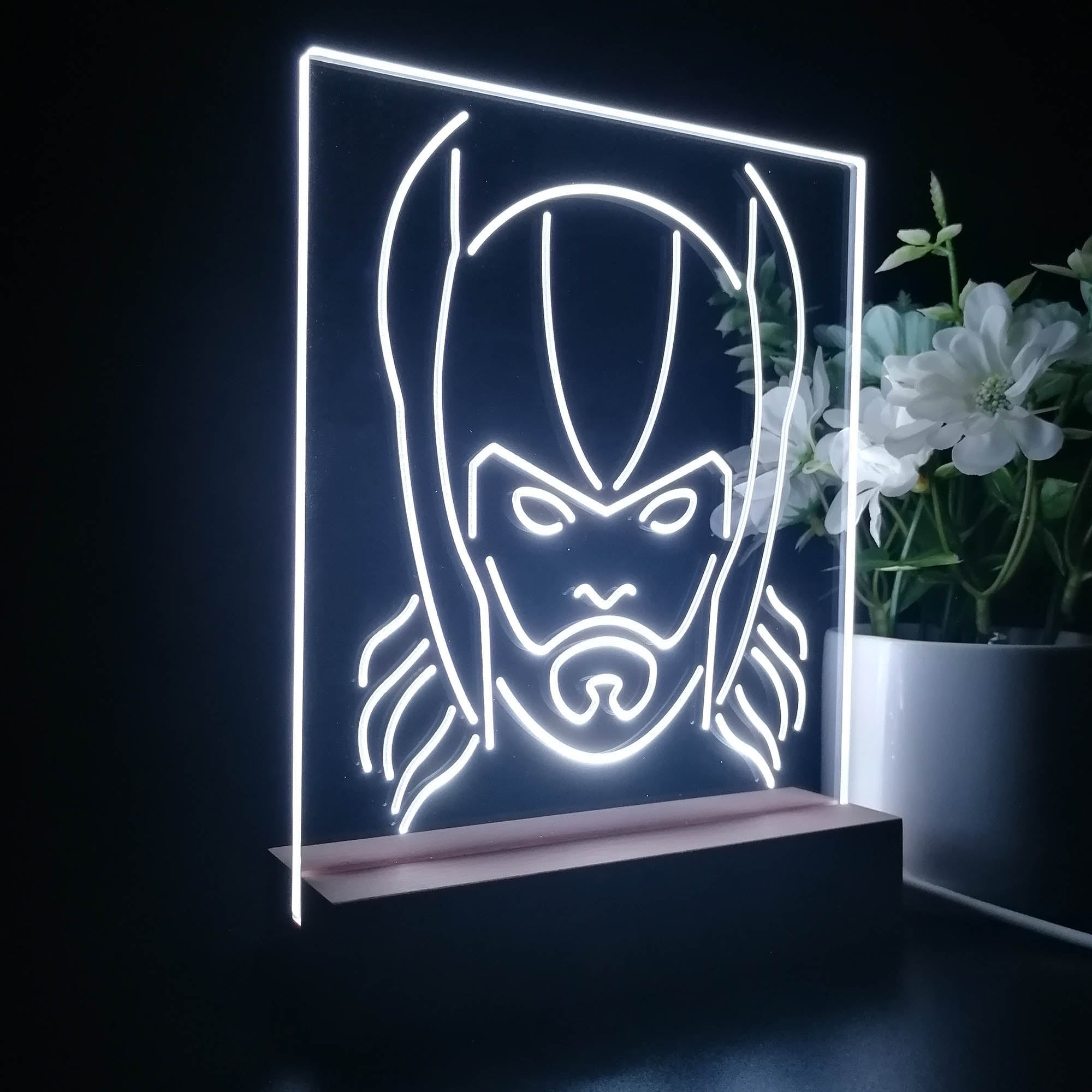 Thor Love and Thunder Marvels 3D Illusion Night Light Desk Lamp