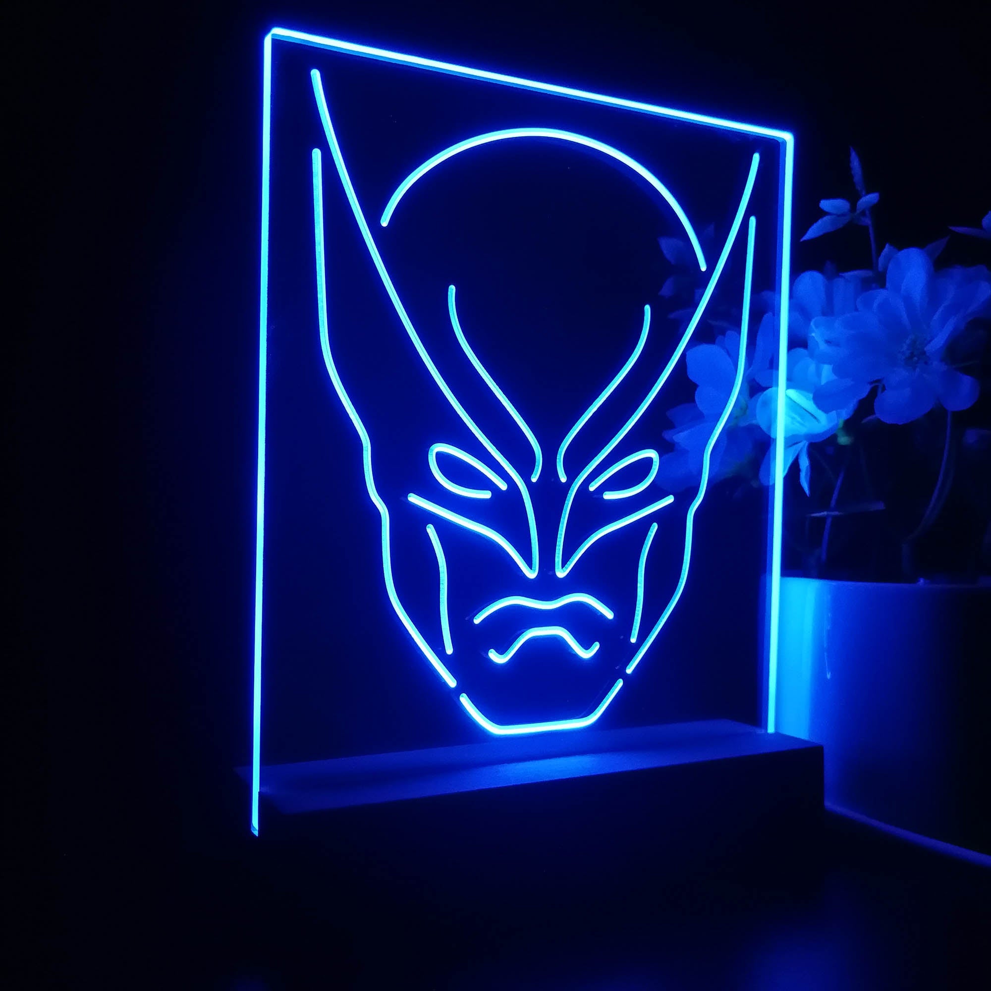 X-Men Wolverine Marvels 3D Illusion Night Light Desk Lamp