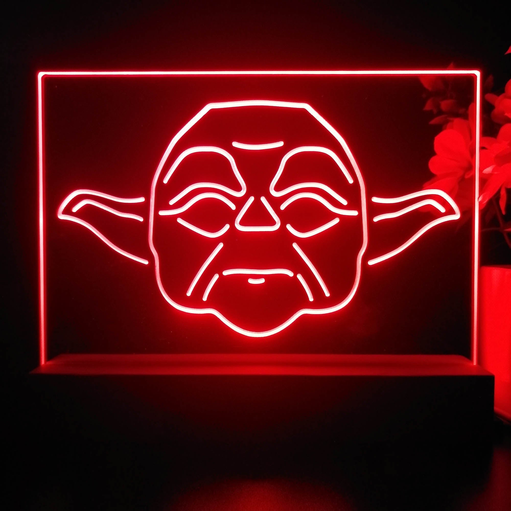 Stars Wars Yoda 3D Illusion Night Light Desk Lamp