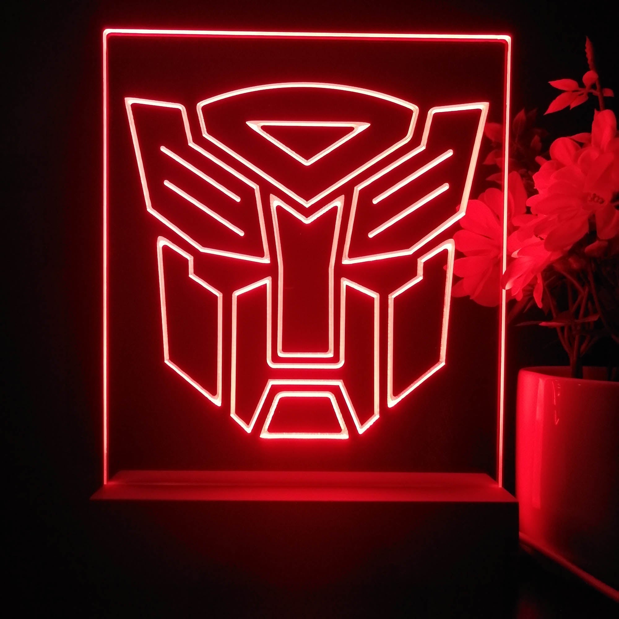Transformers Autobots 3D Illusion Night Light Desk Lamp