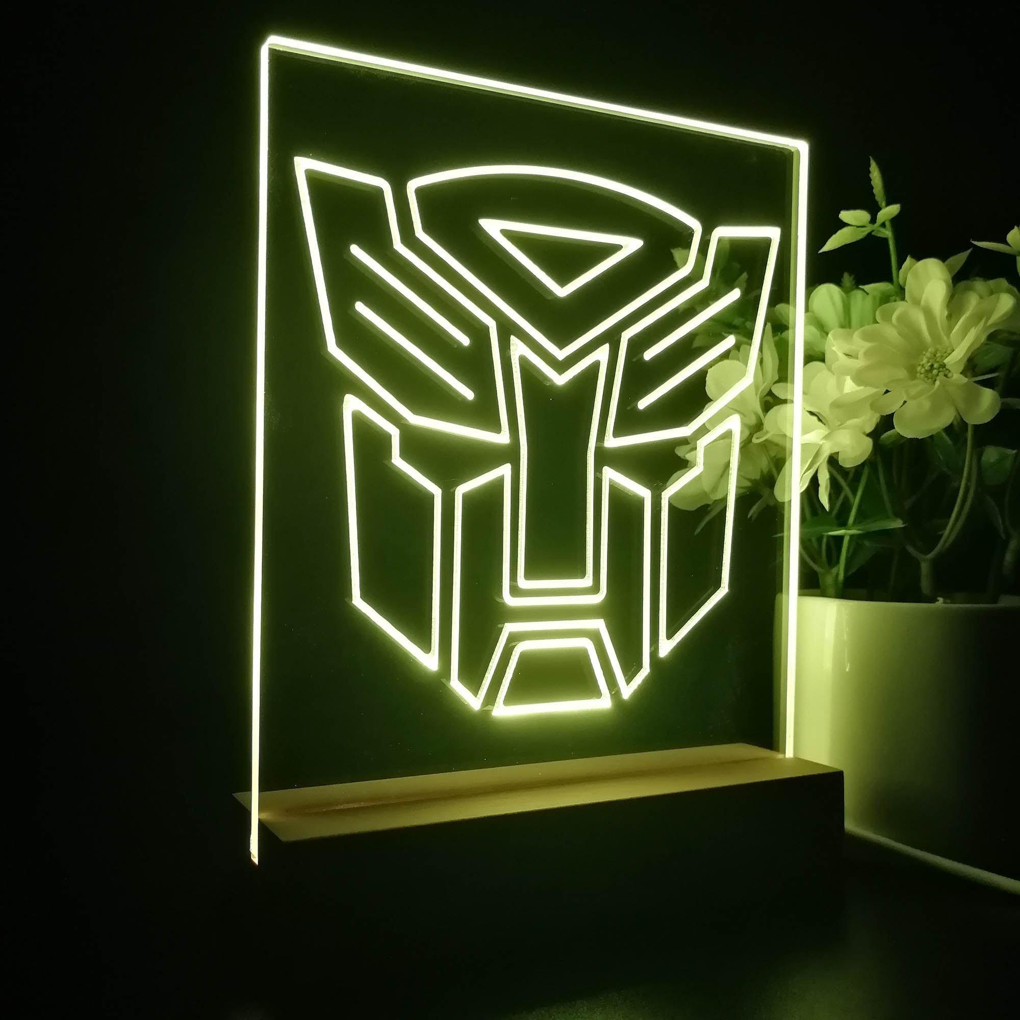 Transformers Autobots 3D Illusion Night Light Desk Lamp