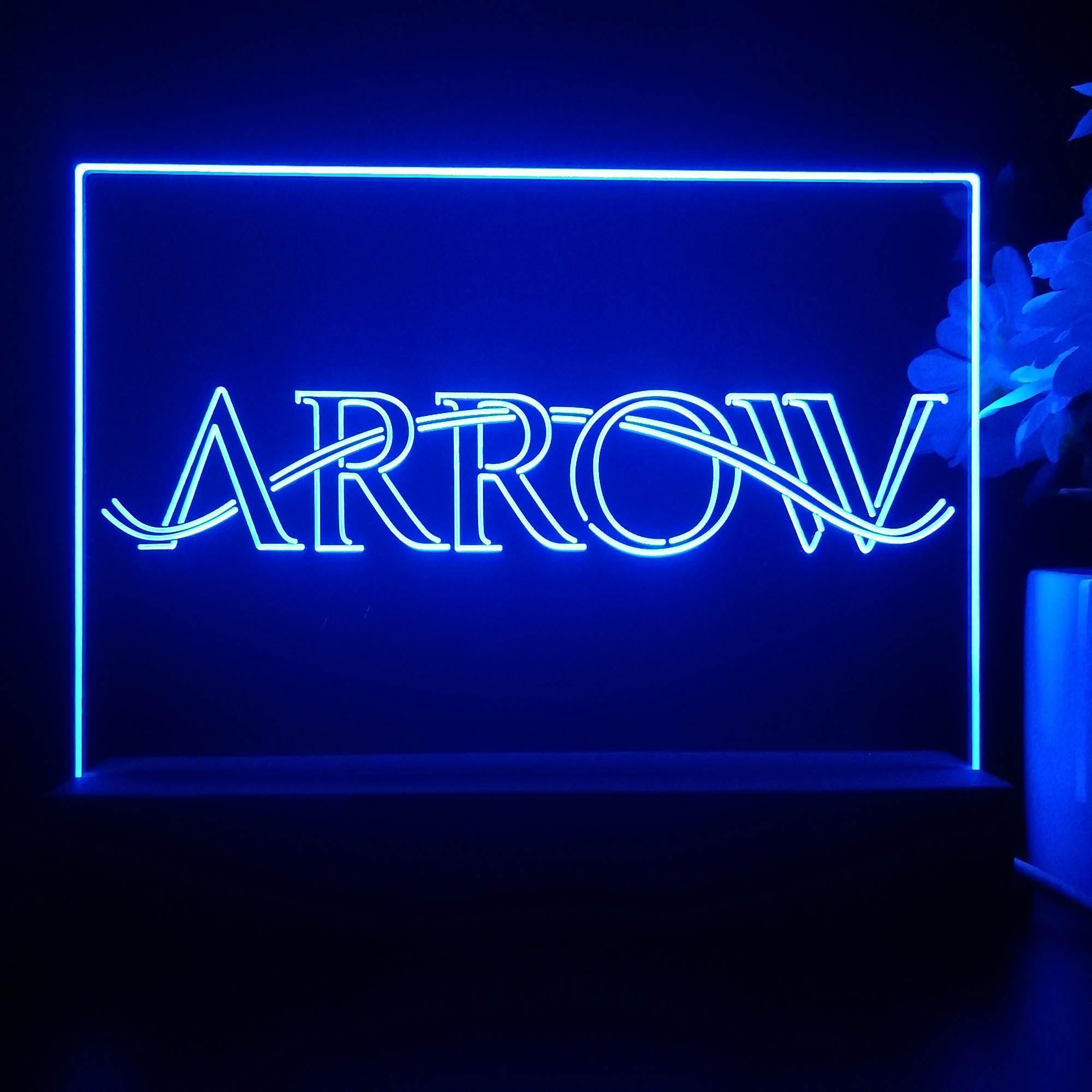 The Arrow 3D Illusion Night Light Desk Lamp