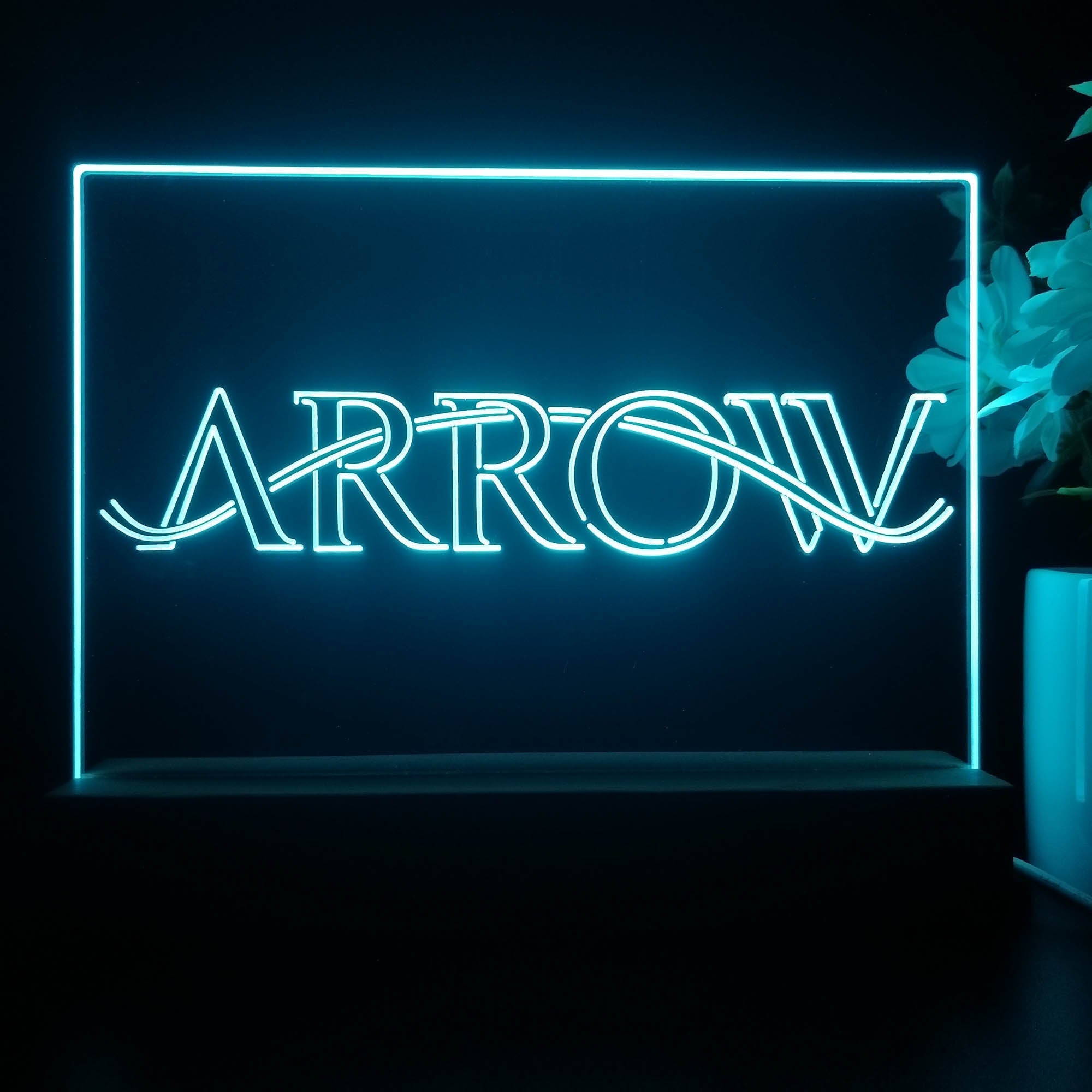 The Arrow 3D Illusion Night Light Desk Lamp