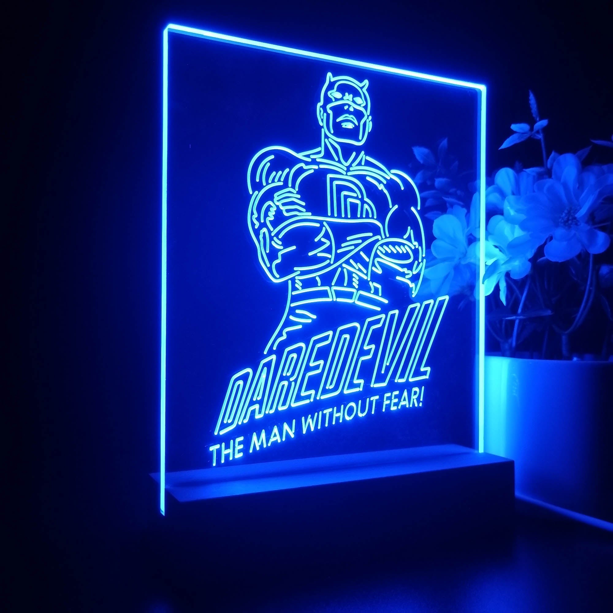 Daredevil 3D Illusion Night Light Desk Lamp