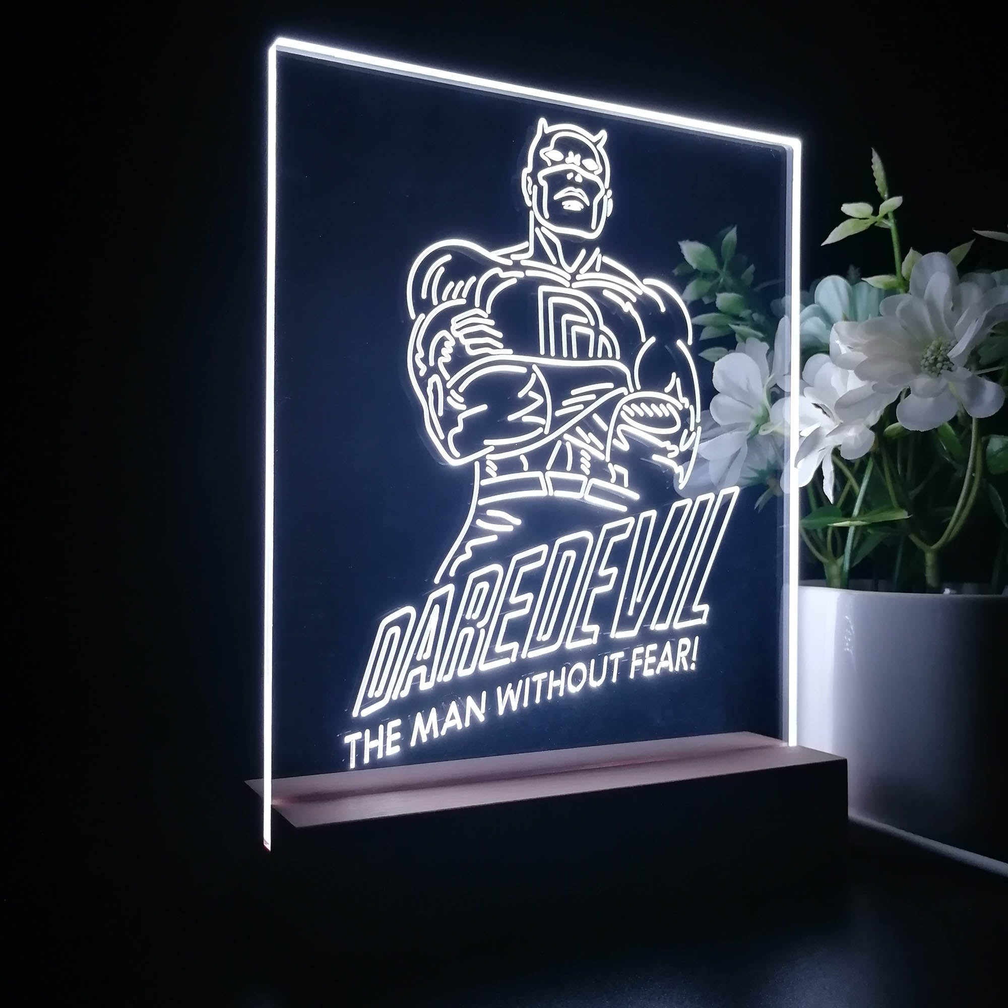 Daredevil 3D Illusion Night Light Desk Lamp