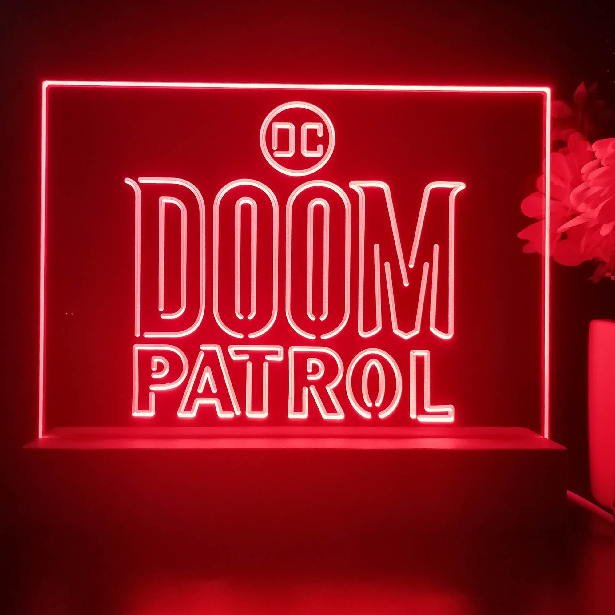 Doom Patrol 3D Illusion Night Light Desk Lamp