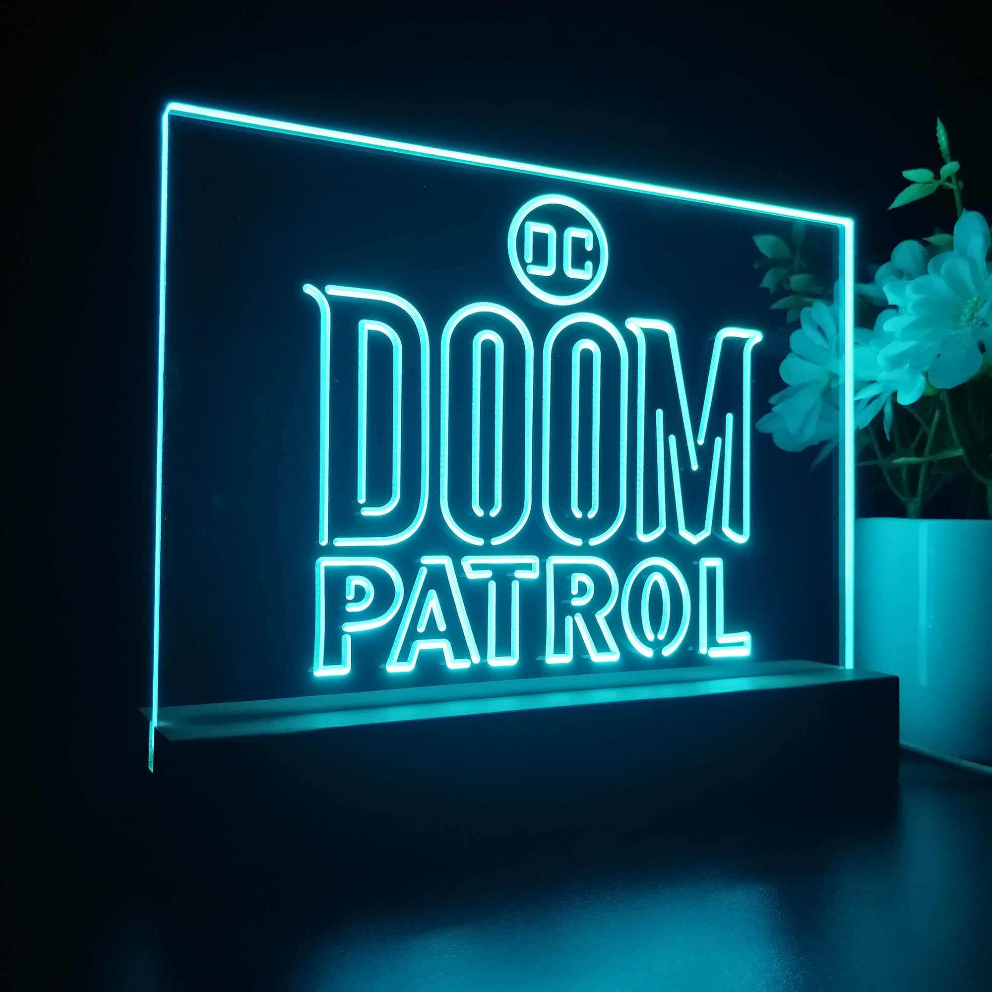Doom Patrol 3D Illusion Night Light Desk Lamp