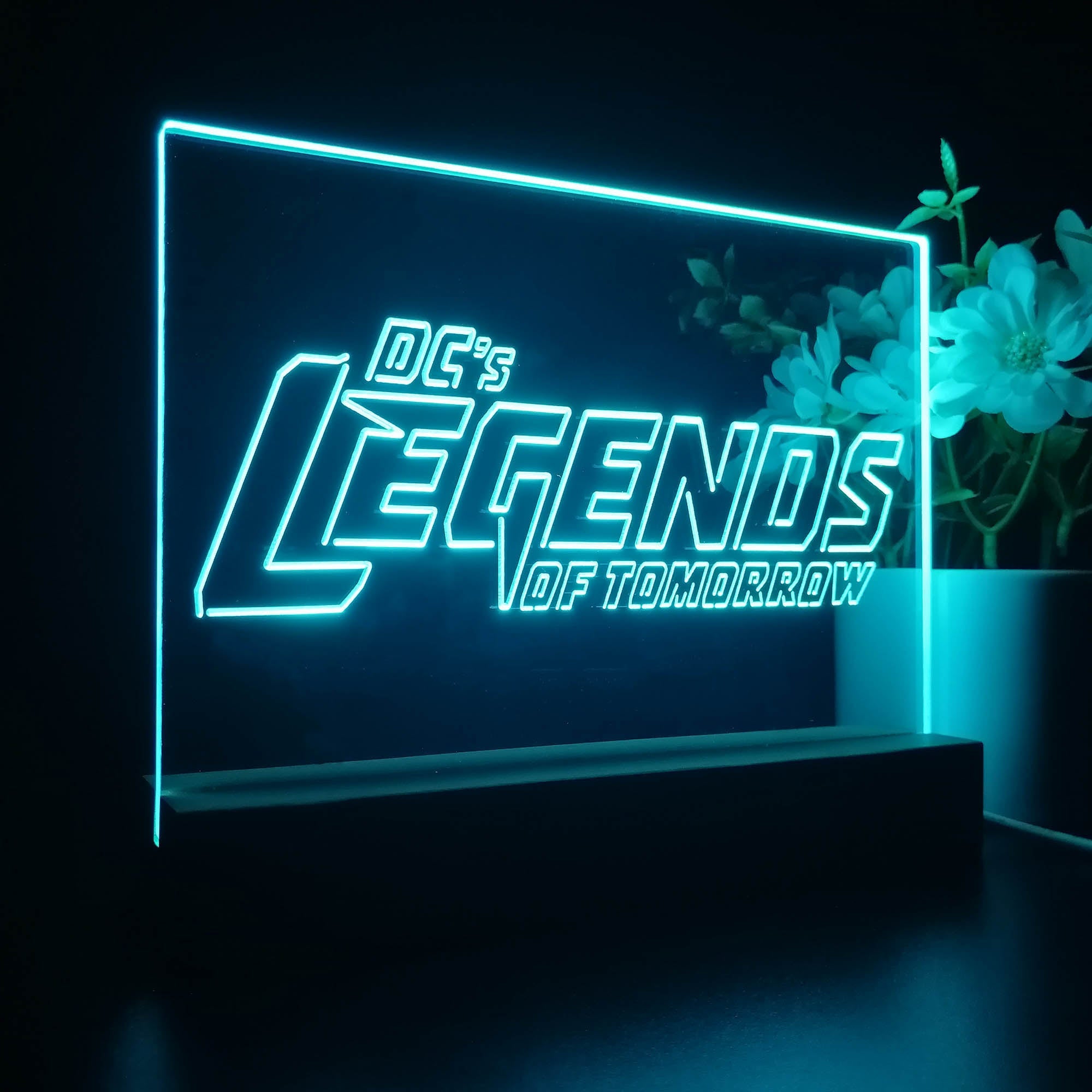 Legends of Tomorrow 3D Illusion Night Light Desk Lamp