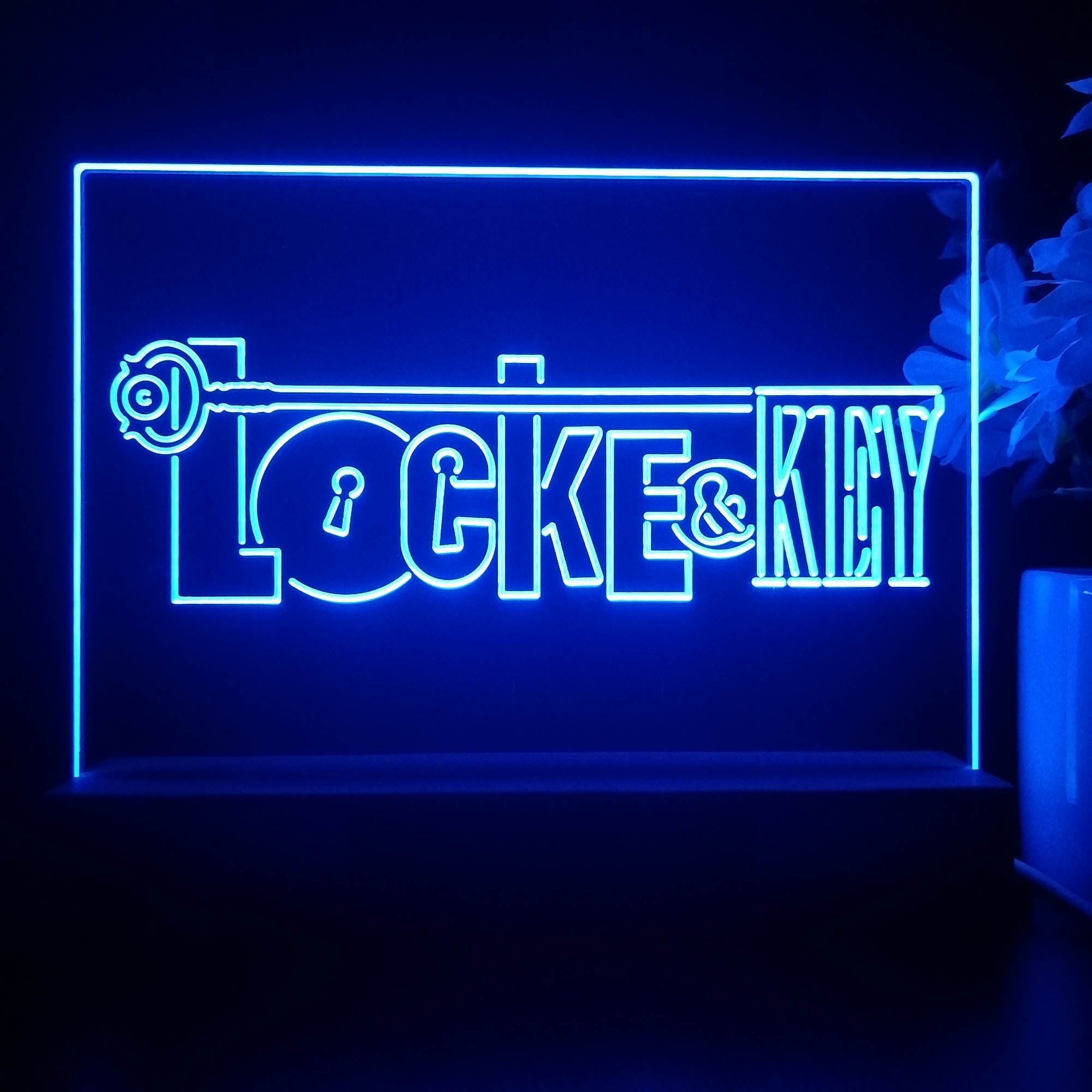 Locke & Key 3D Illusion Night Light Desk Lamp