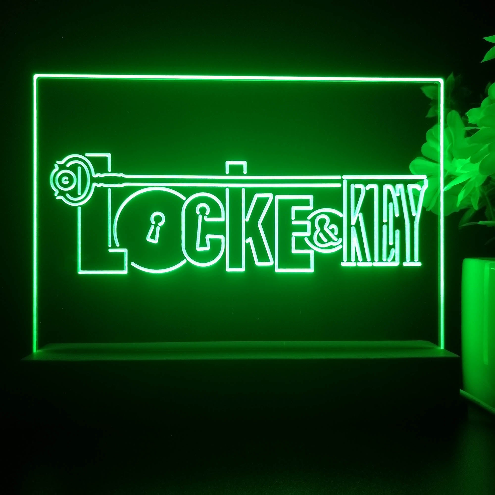 Locke & Key 3D Illusion Night Light Desk Lamp