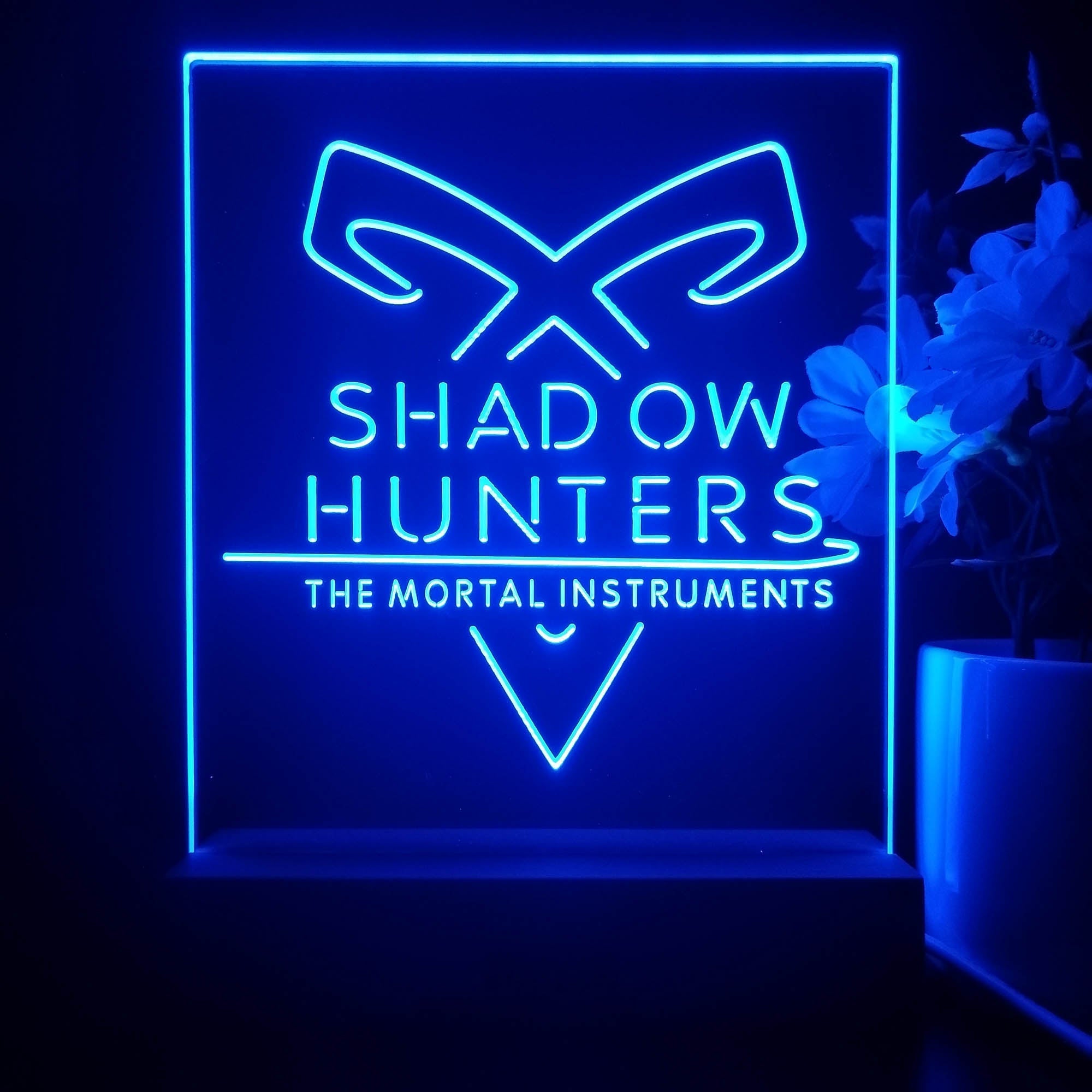 Shadowhunters 3D Illusion Night Light Desk Lamp