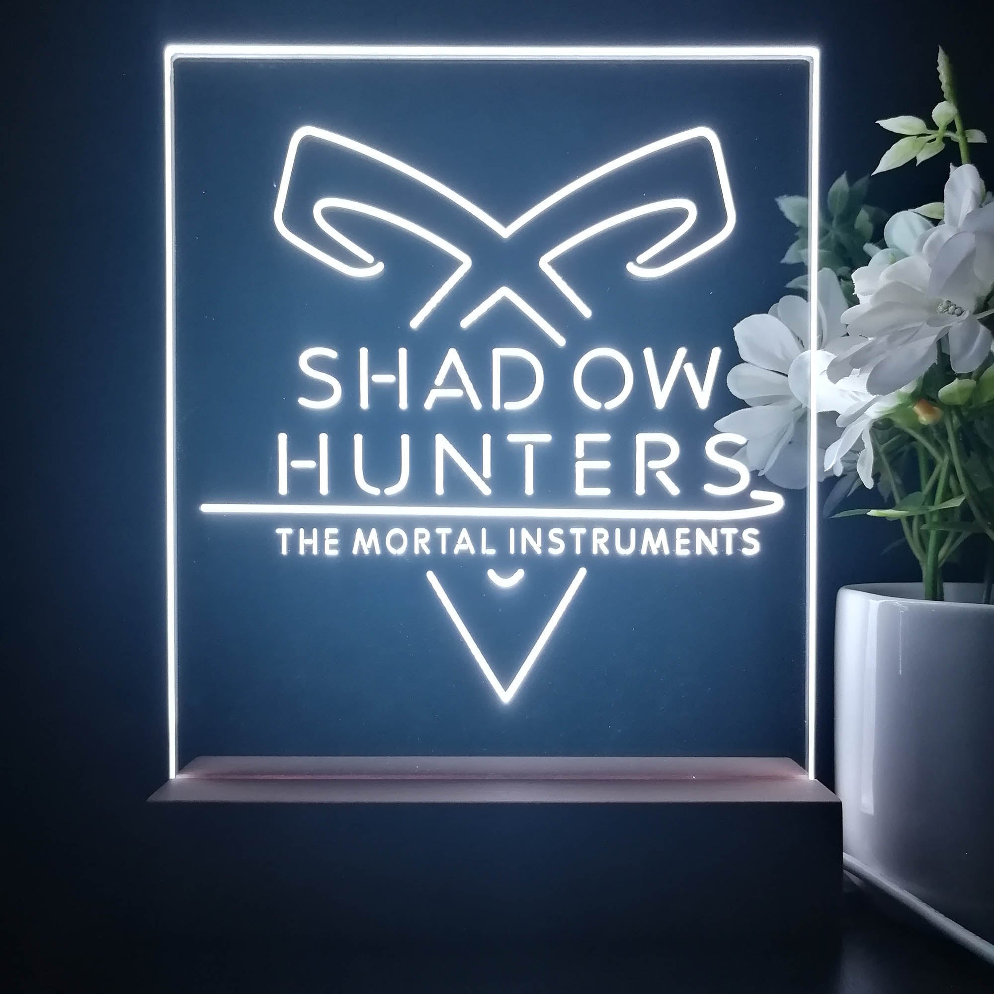 Shadowhunters 3D Illusion Night Light Desk Lamp