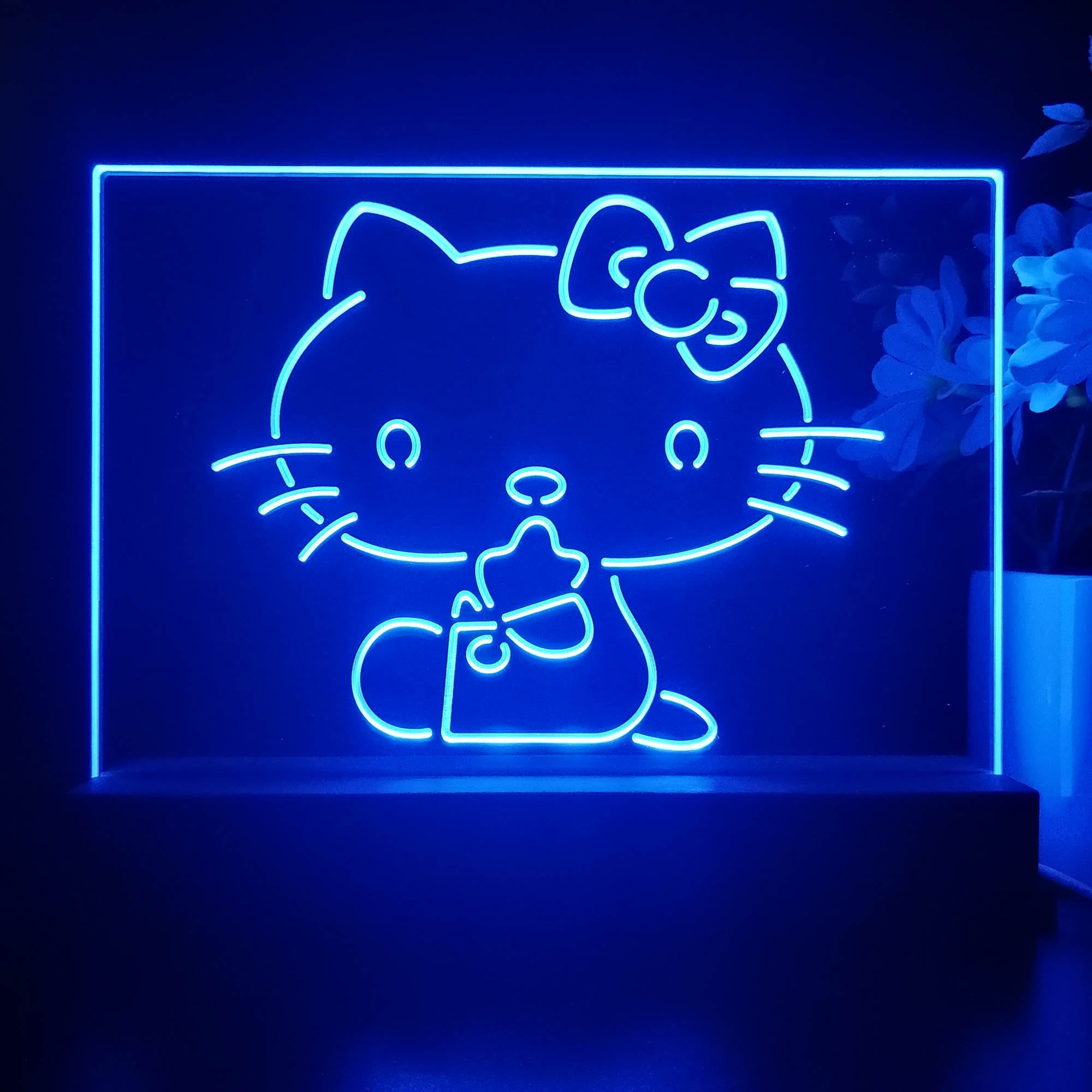 Hello Kitty Kids Room Nursery 3D Night Light Desk Lamp