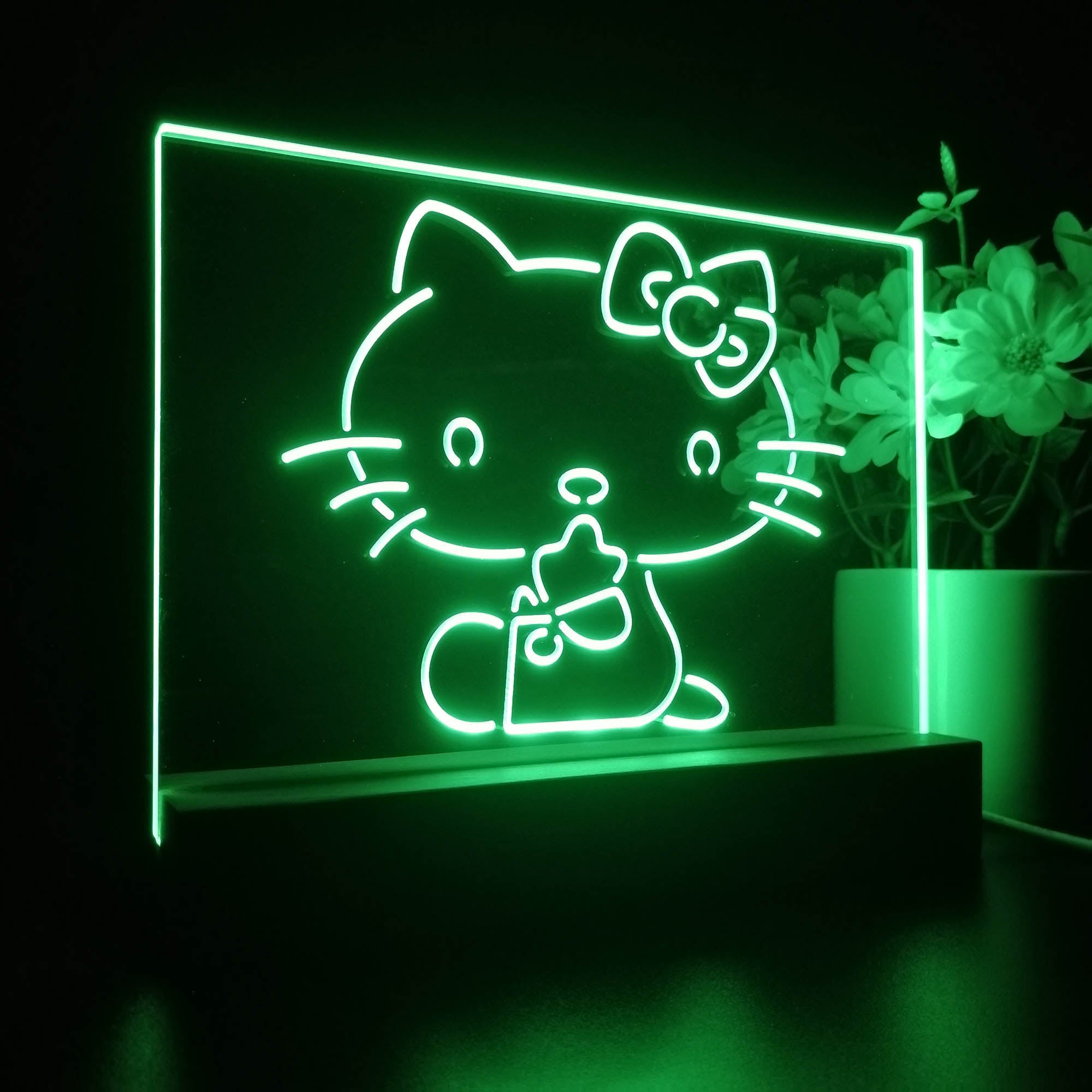 Hello Kitty Kids Room Nursery 3D Night Light Desk Lamp