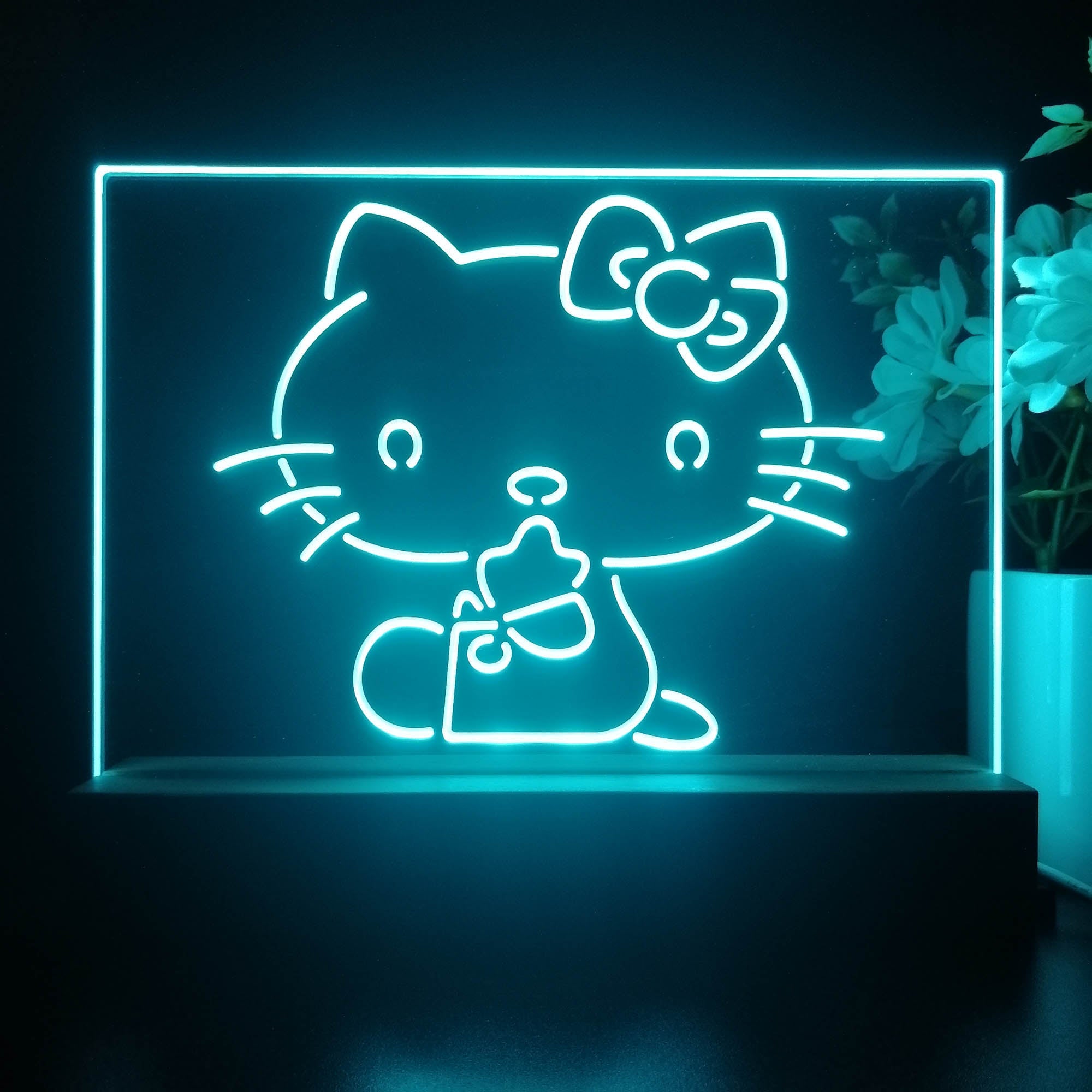 Hello Kitty Kids Room Nursery 3D Night Light Desk Lamp