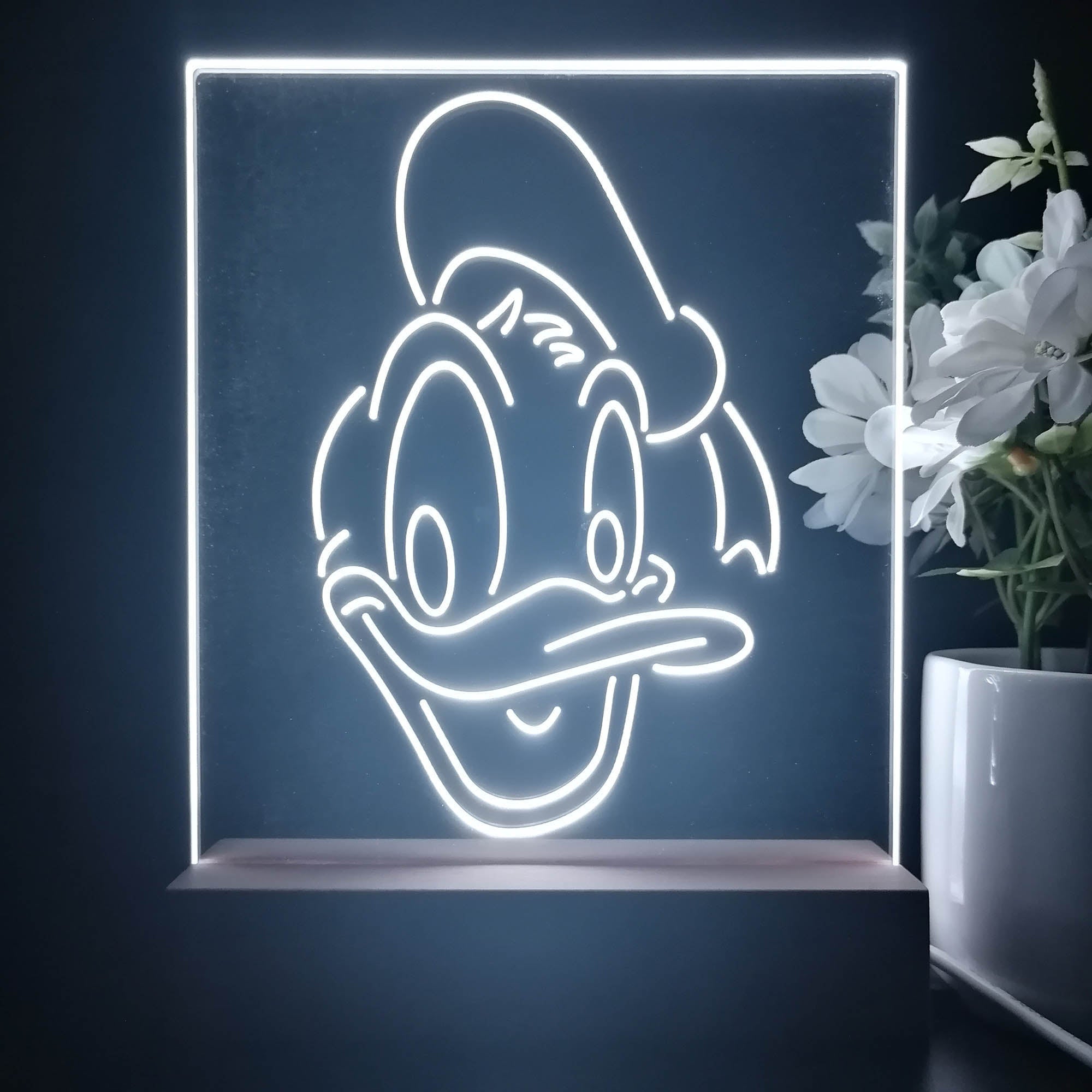 Donald Duck 3D Illusion Night Light Desk Lamp